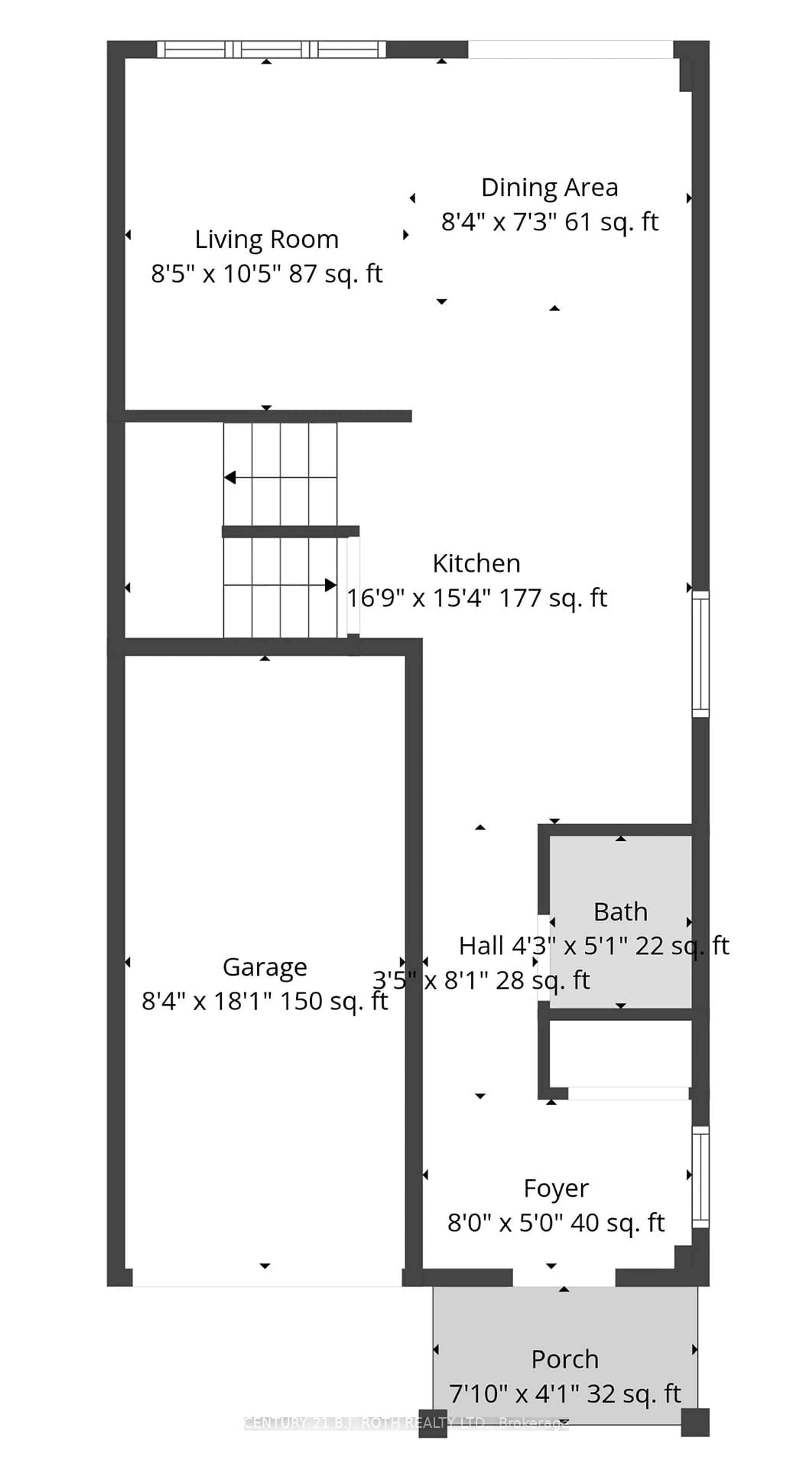 Floor plan for 27 Cygnus Cres, Barrie Ontario L4N 9C2