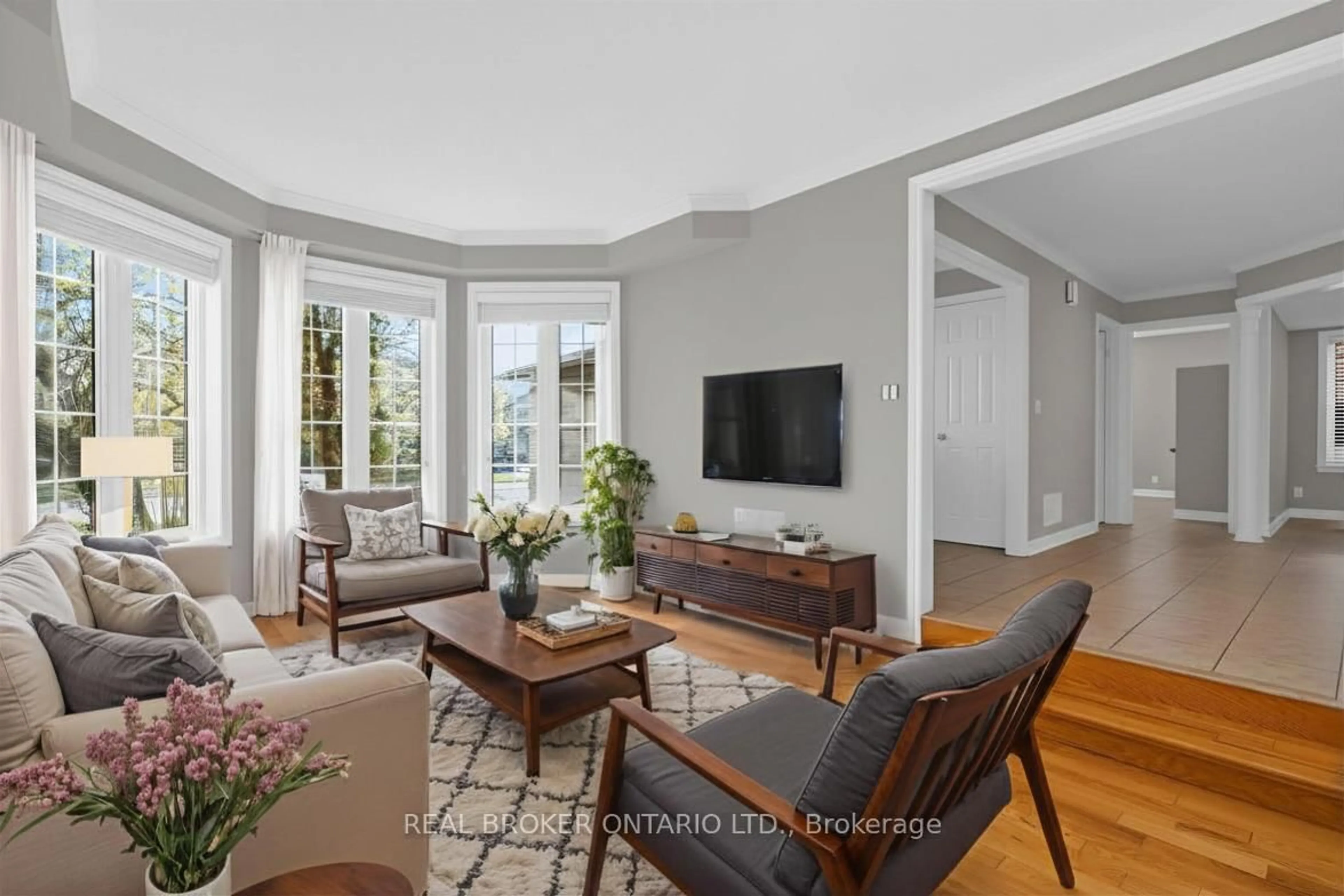 Living room with furniture, unknown for 50 Cloughley Dr, Barrie Ontario L4N 9T3