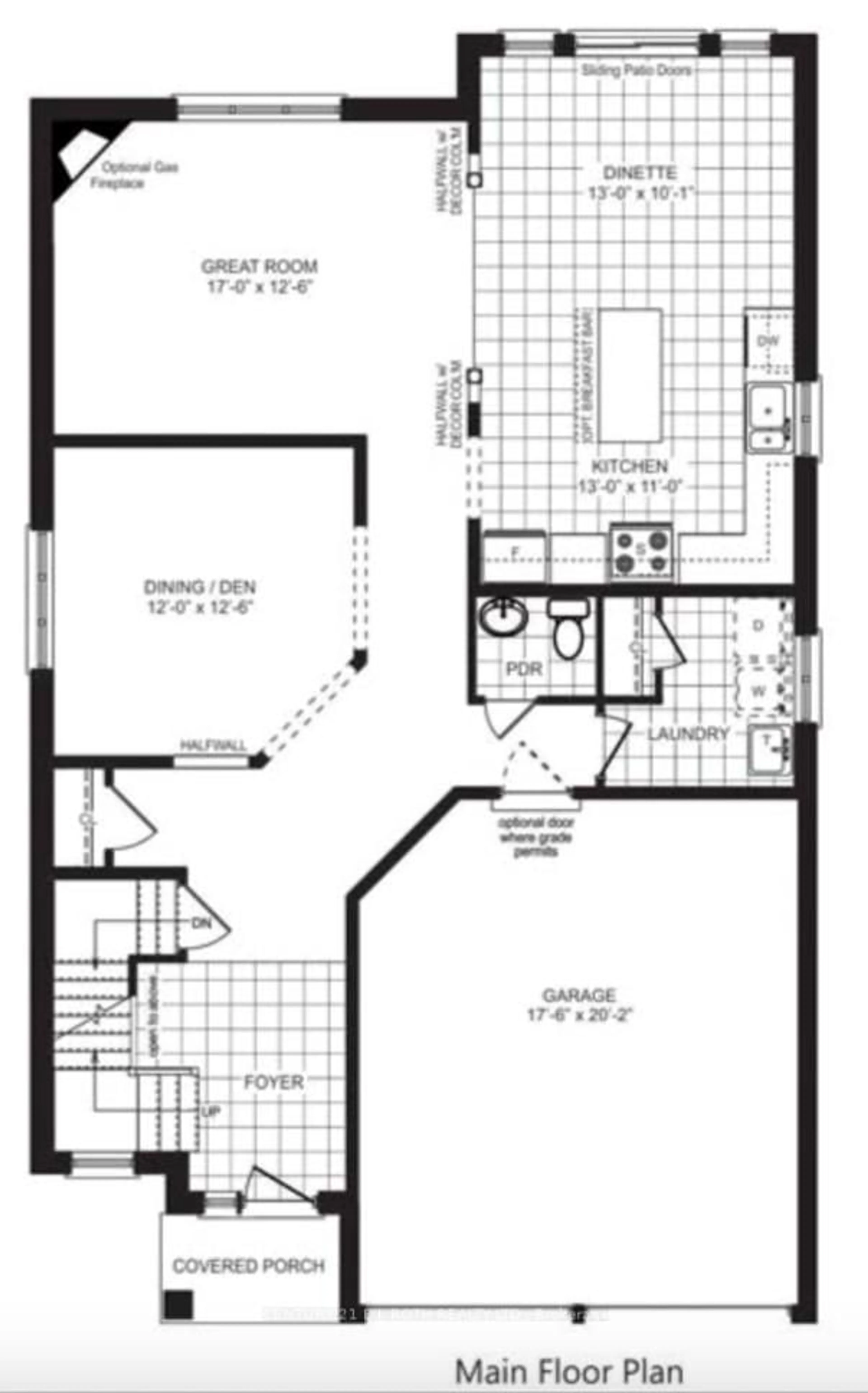Floor plan for 2974 Monarch Dr, Orillia Ontario L3V 8M8