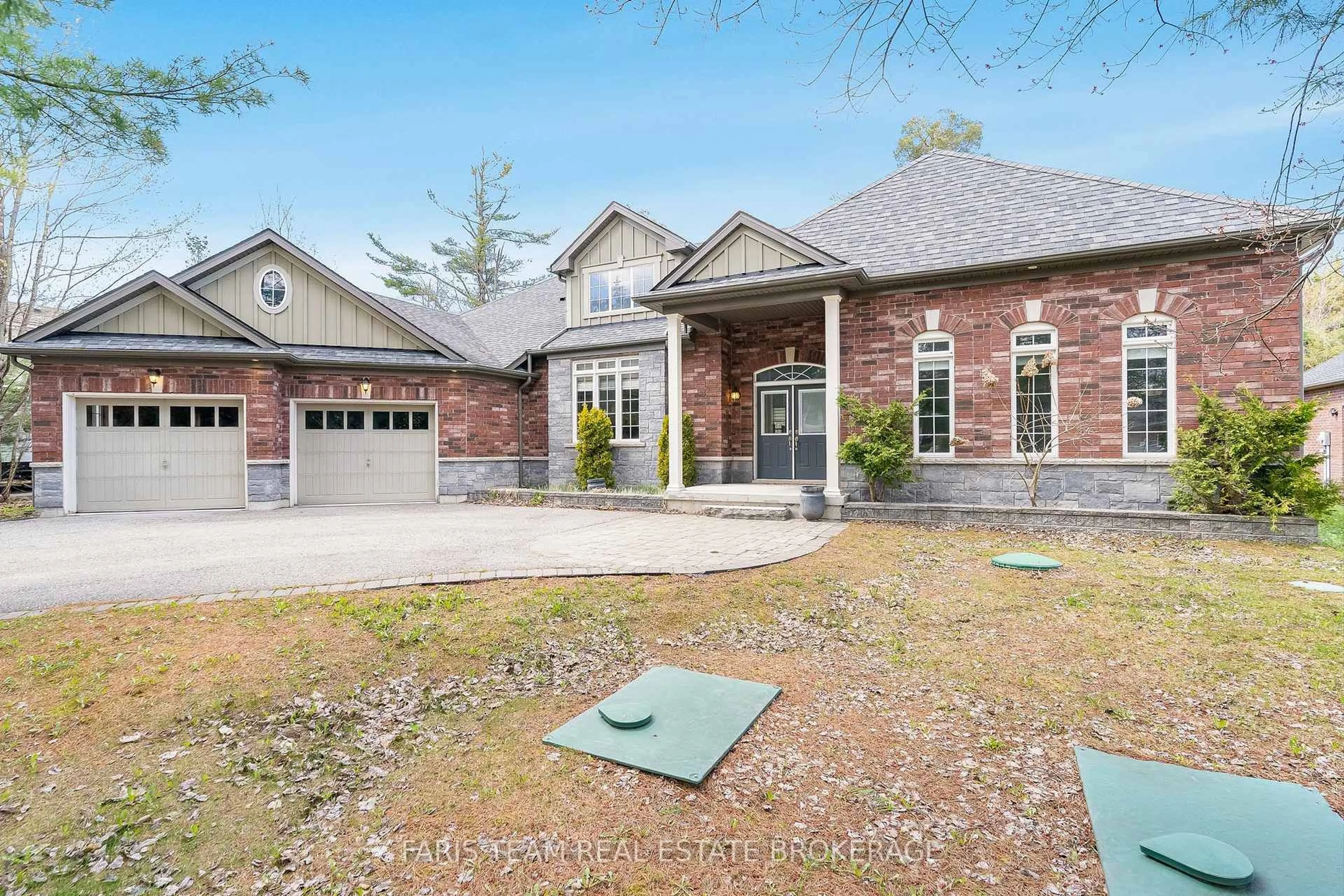 Home with brick exterior material, street for 4 Diamond Valley Dr, Oro-Medonte Ontario L0L 2E0