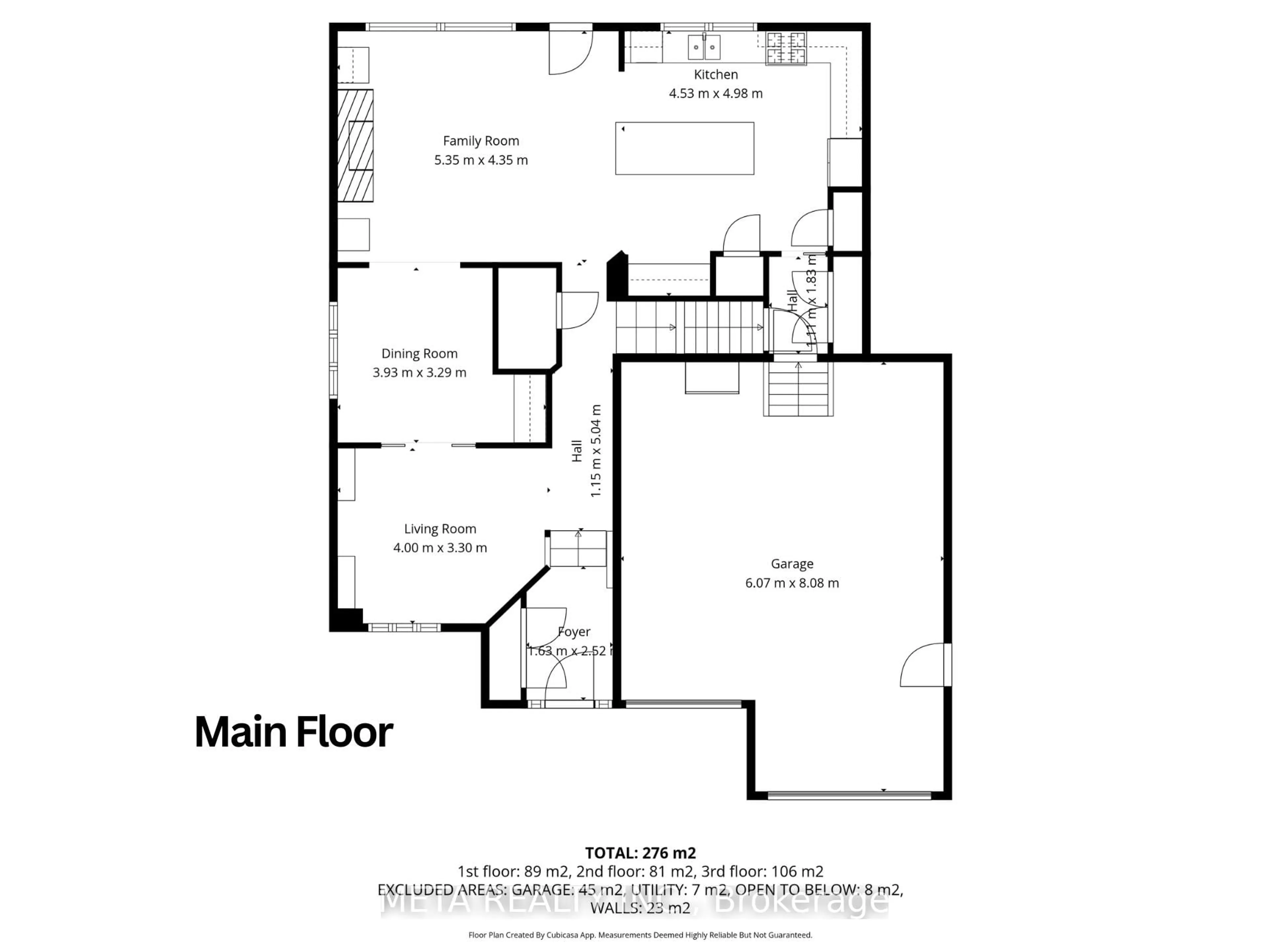 Floor plan for 19 Mckean Cres, Collingwood Ontario L9Y 0C1