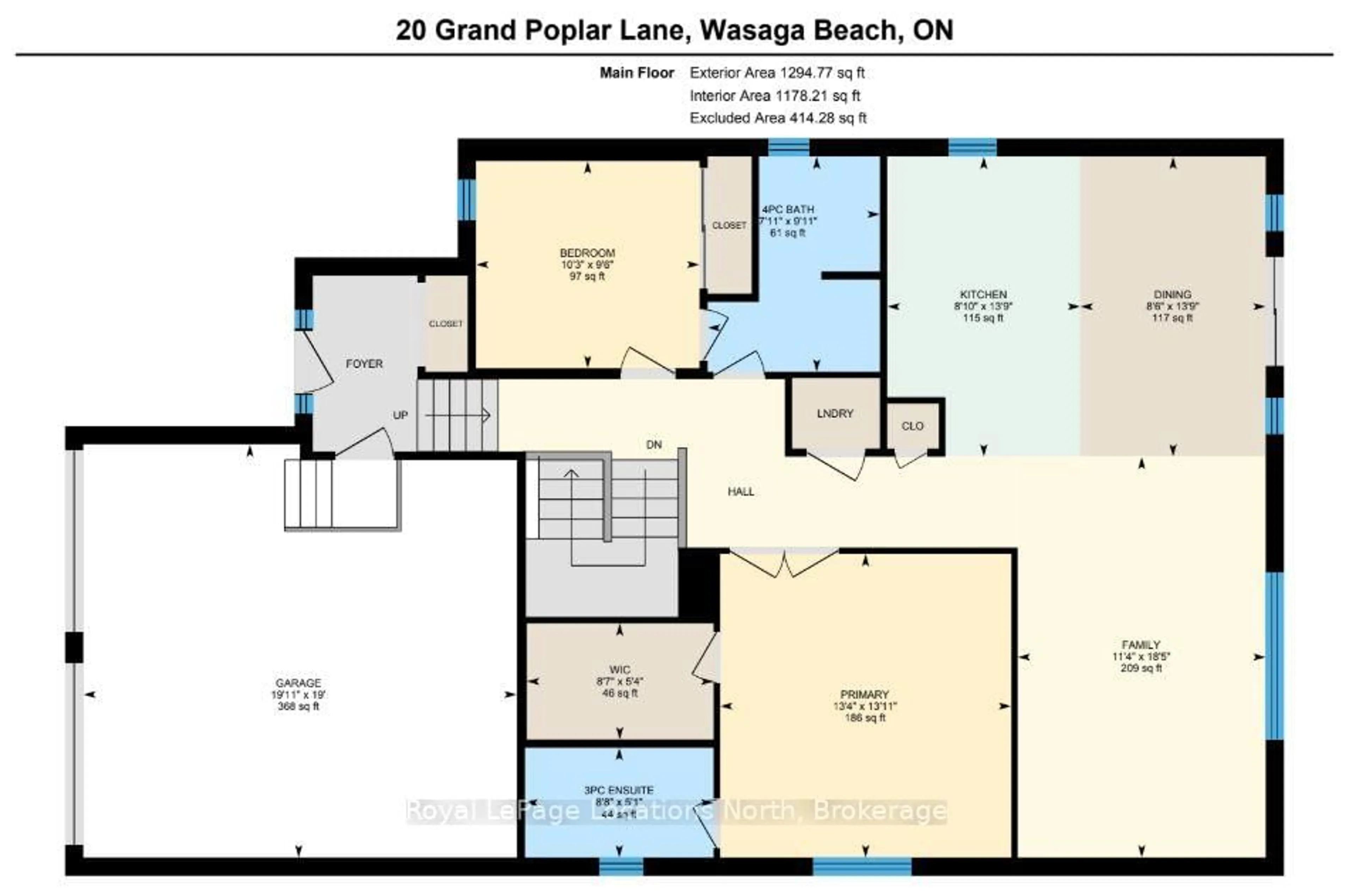Floor plan for 20 GRAND POPLAR Lane, Wasaga Beach Ontario L9Z 0E2