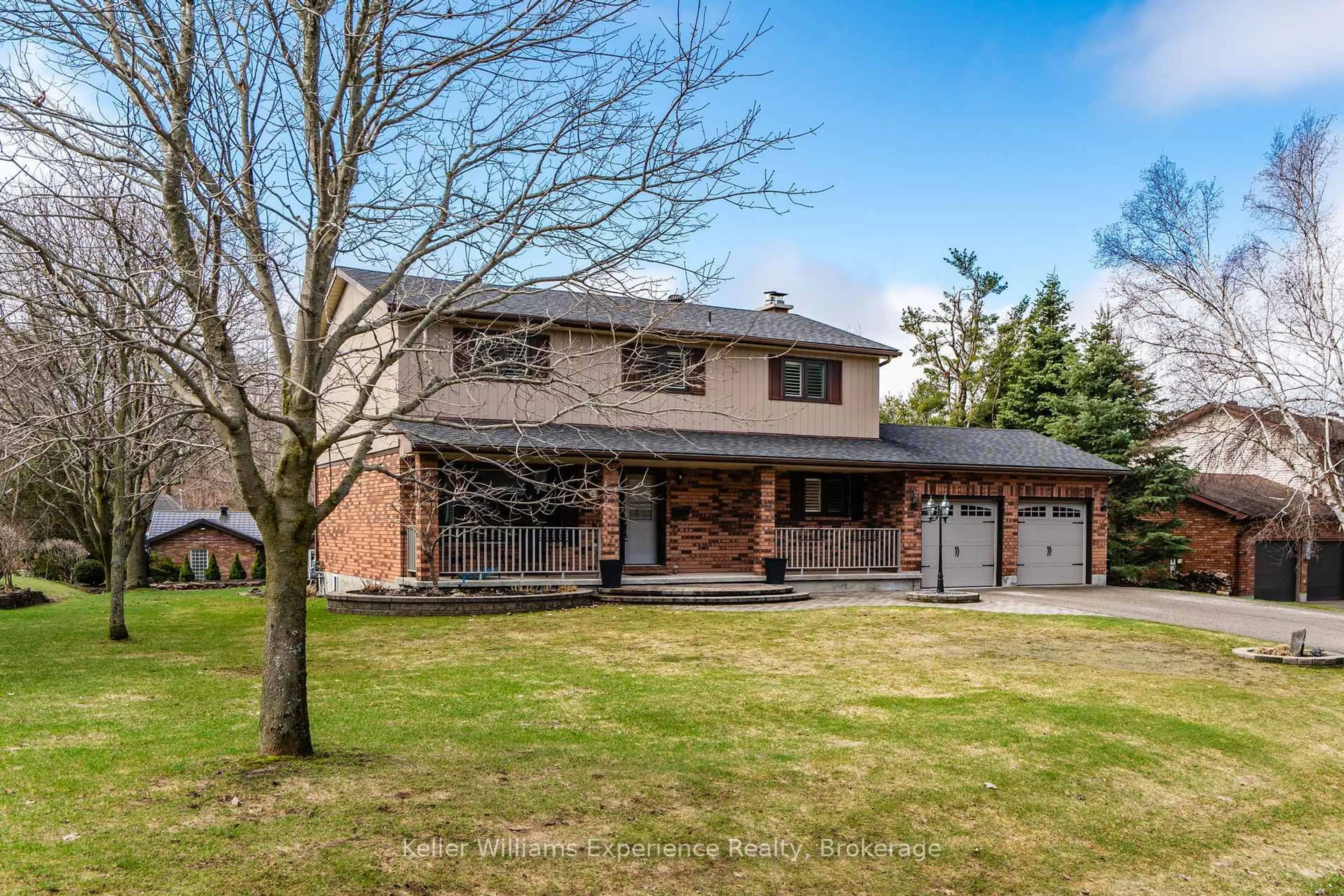 Home with brick exterior material, street for 27 Rosewood Ave, Springwater Ontario L0L 1X0