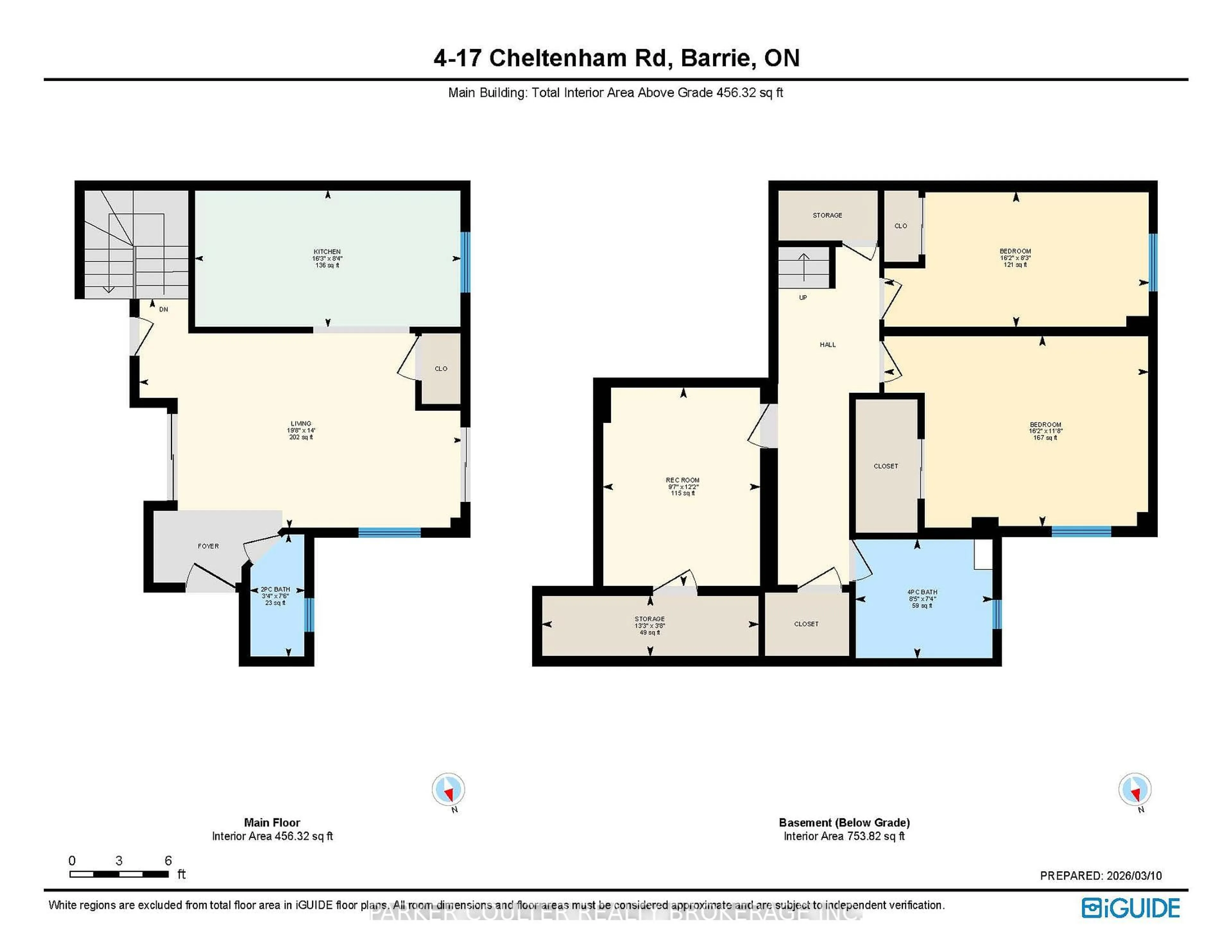 Floor plan for 17 Cheltenham Rd #4, Barrie Ontario L4M 0E7