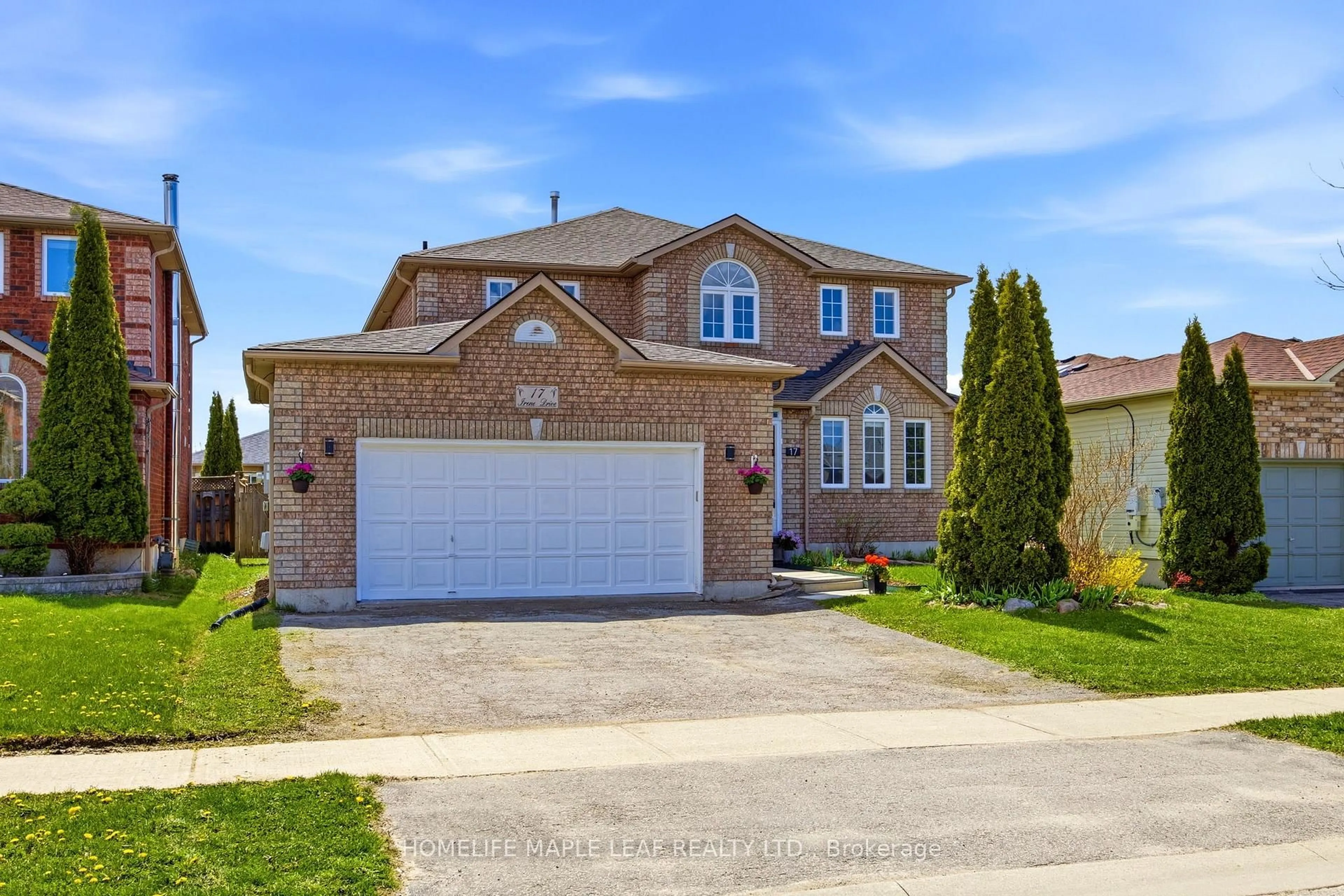 Home with brick exterior material, street for 17 Irene Dr, Barrie Ontario L4N 0Y8