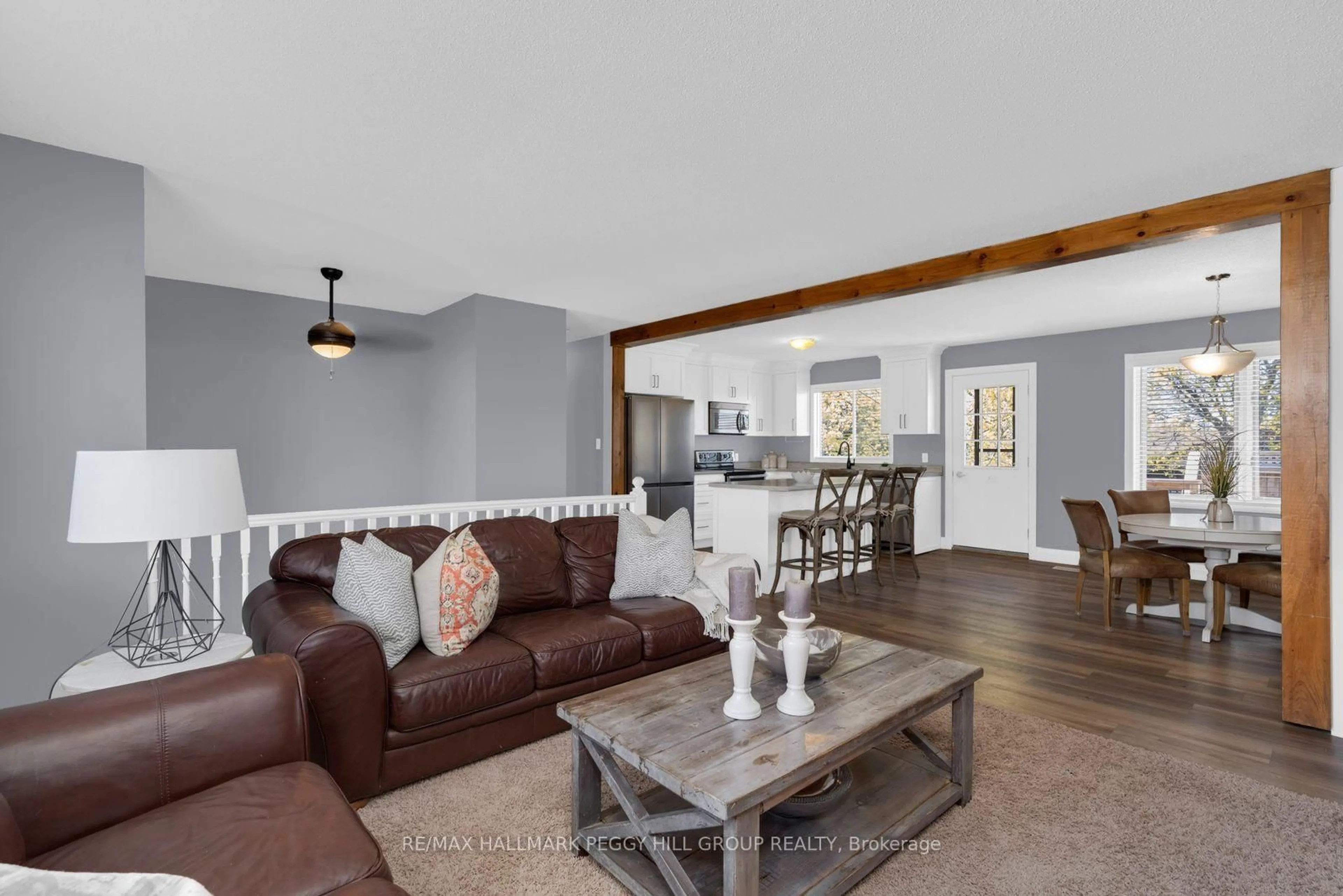 Living room with furniture, unknown for 16 Glenview Ave, Springwater Ontario L0L 1P0