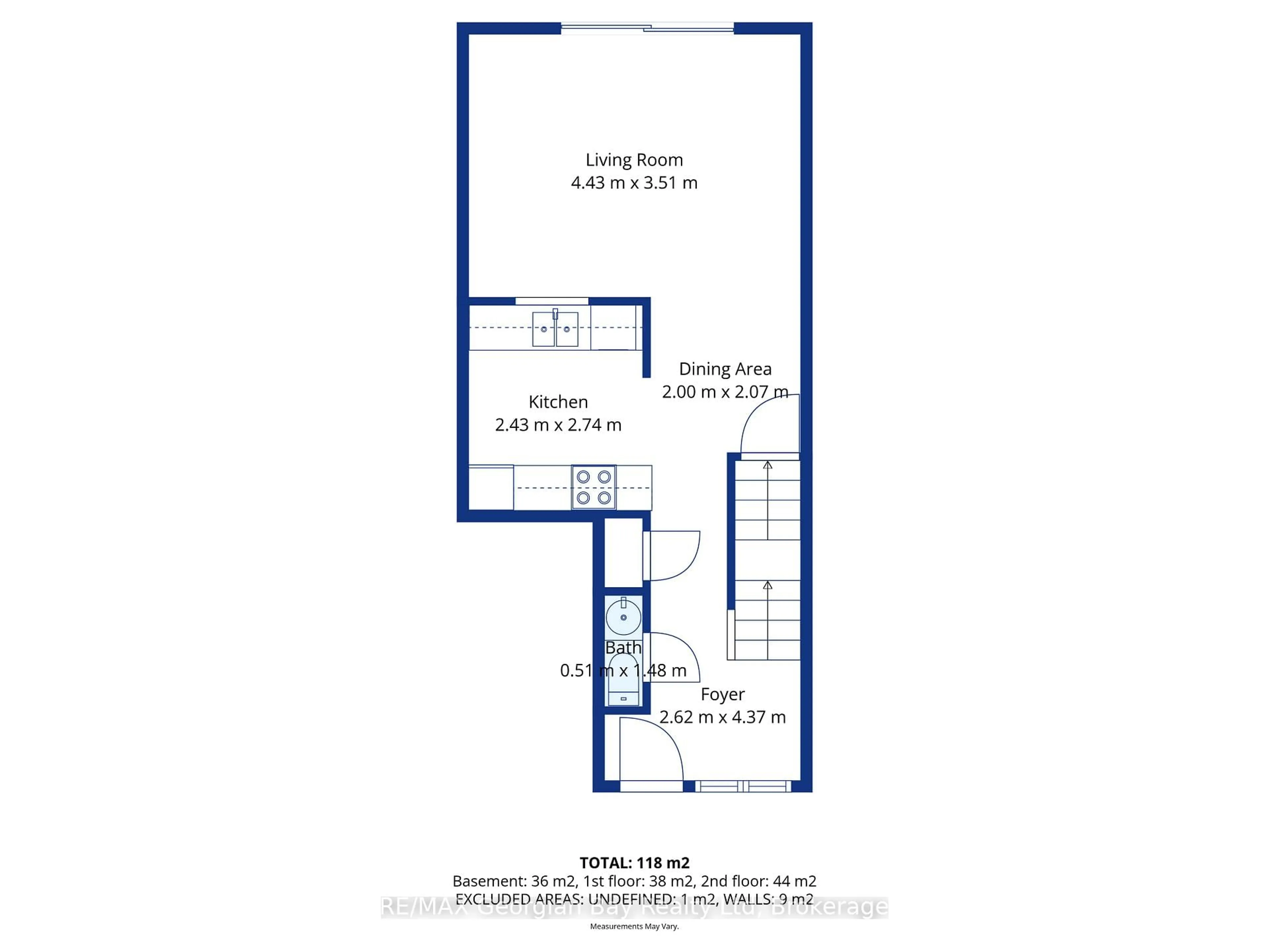 Floor plan for 177 Southwinds Cres, Midland Ontario L4R 0A2
