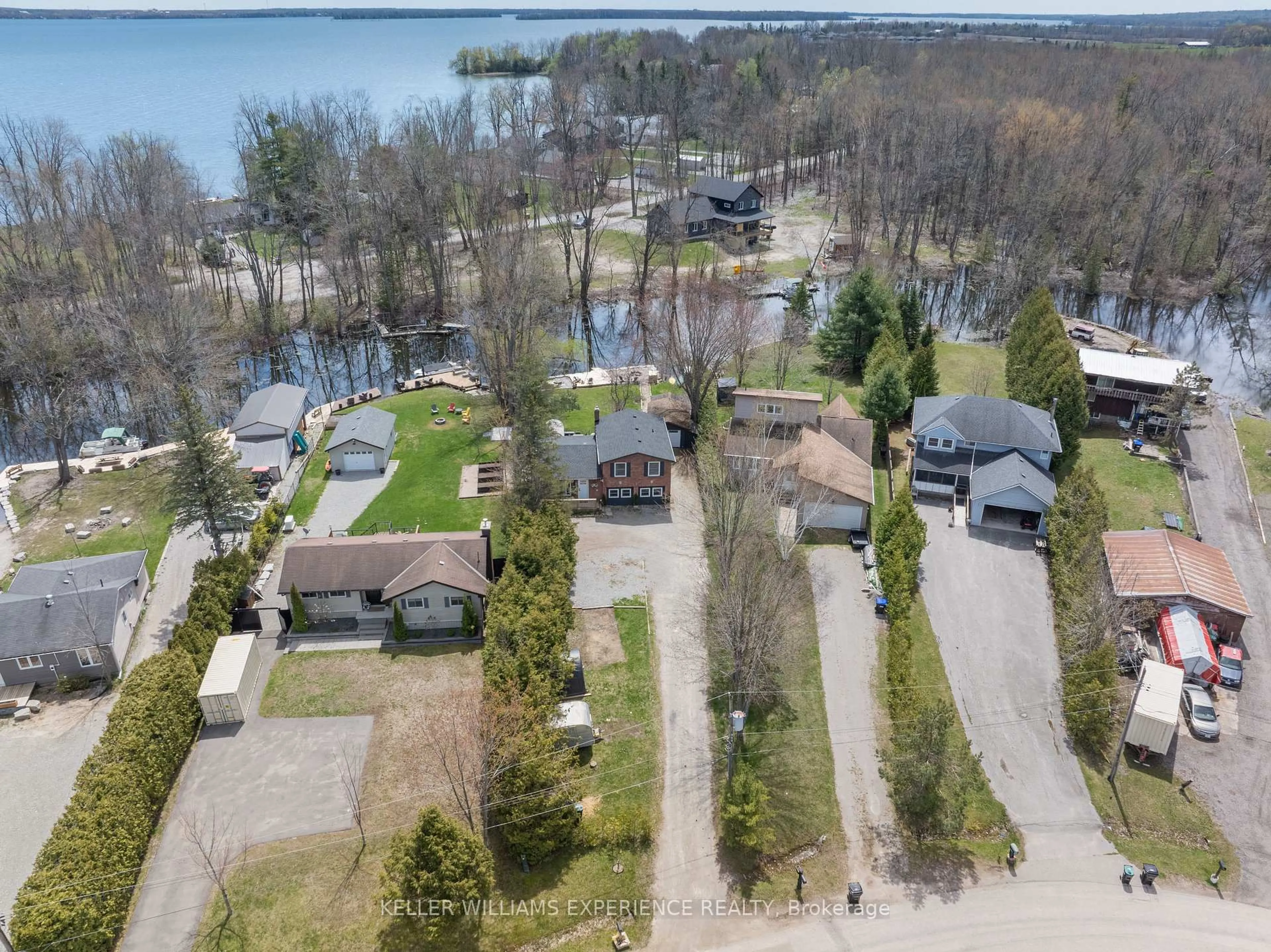 A pic from outside/outdoor area/front of a property/back of a property/a pic from drone, water/lake/river/ocean view for 2668 Westshore Cres, Severn Ontario L3V 0V8