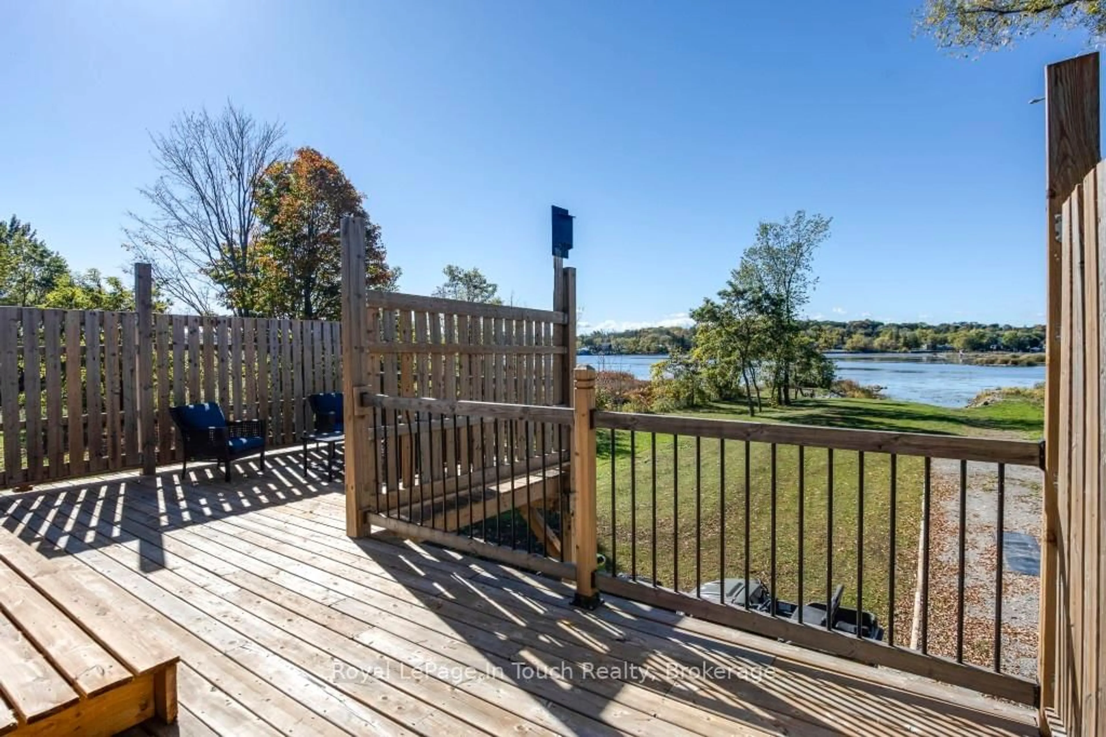 Patio, water/lake/river/ocean view for 142 Duck Bay Rd, Tay Ontario L0K 2C0