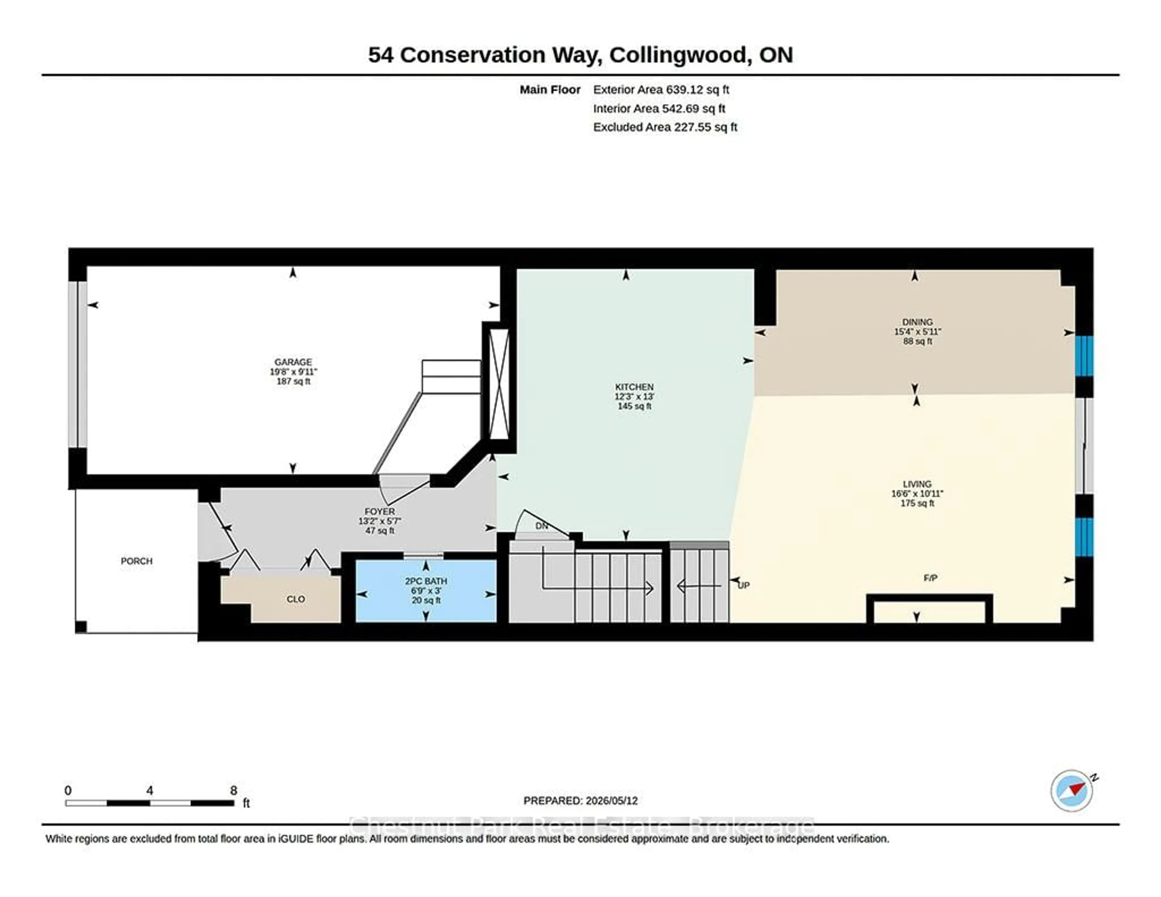 Floor plan for 54 Conservation Way, Collingwood Ontario L9Y 0G9