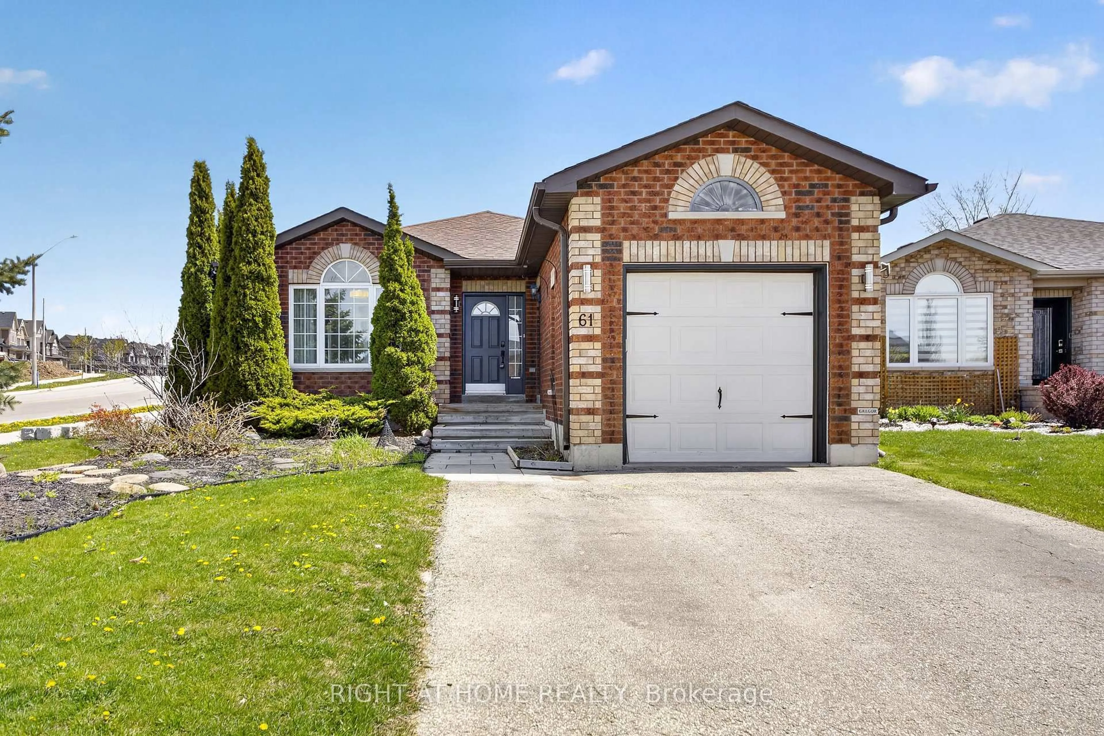 Home with brick exterior material, street for 61 Seline Cres, Barrie Ontario L4N 5V6