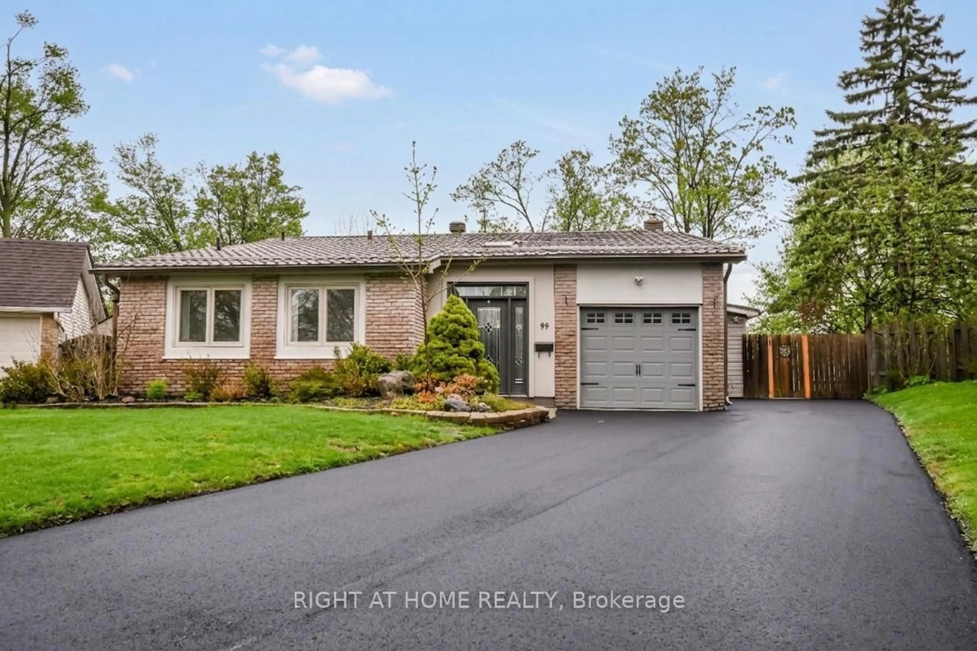 Home with brick exterior material, street for 99 Oren Blvd, Barrie Ontario L4N 4M3