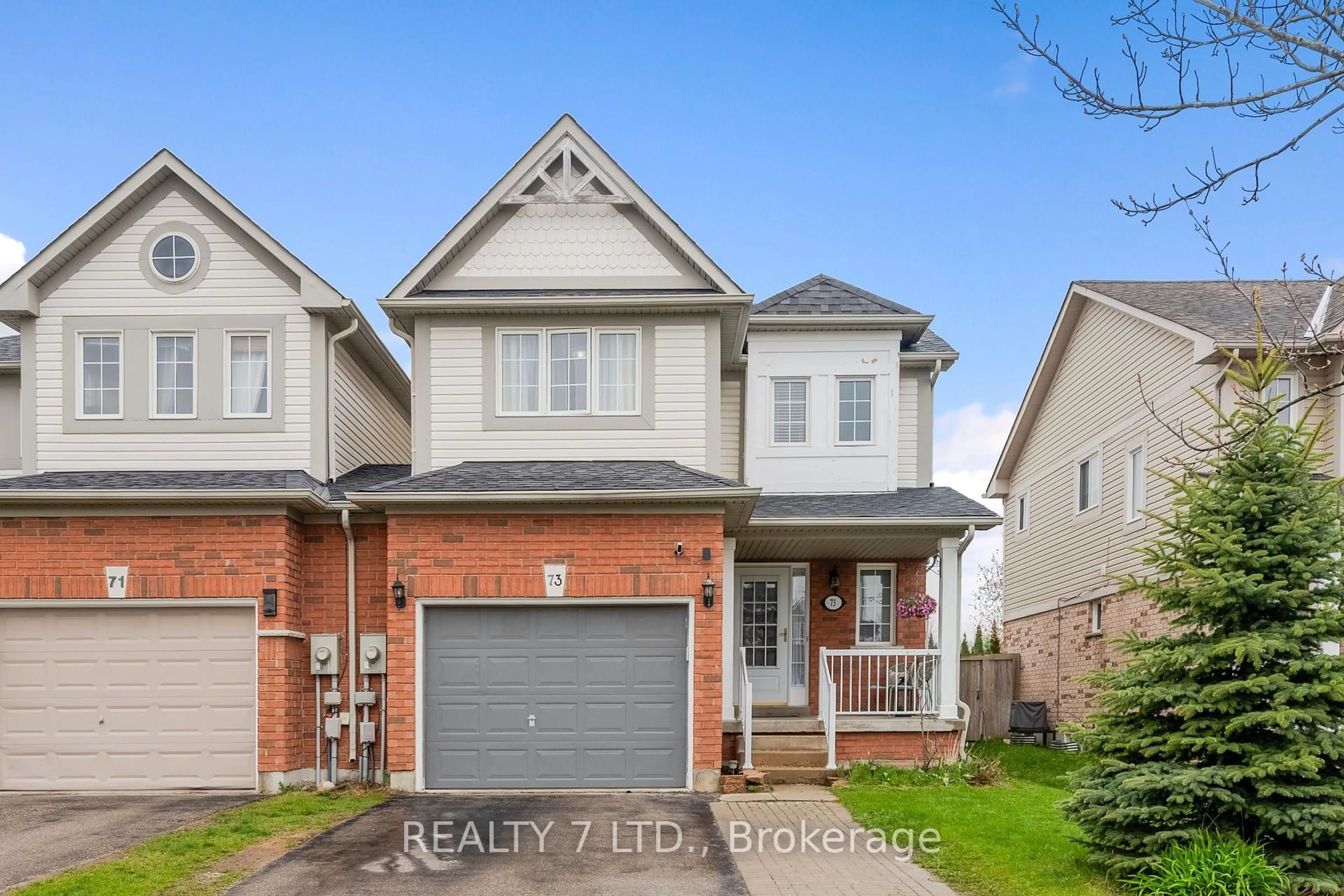 Home with brick exterior material, street for 73 Bird St, Barrie Ontario L4N 0X3
