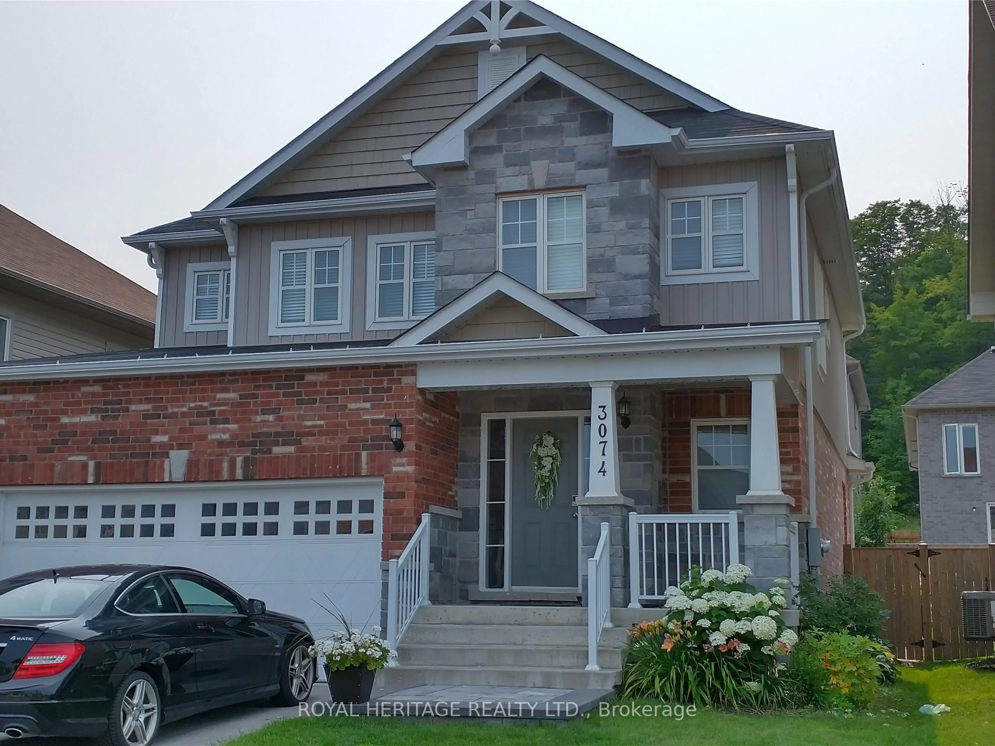 Home with brick exterior material, street for 3074 Emperor Dr, Orillia Ontario L3V 0G4