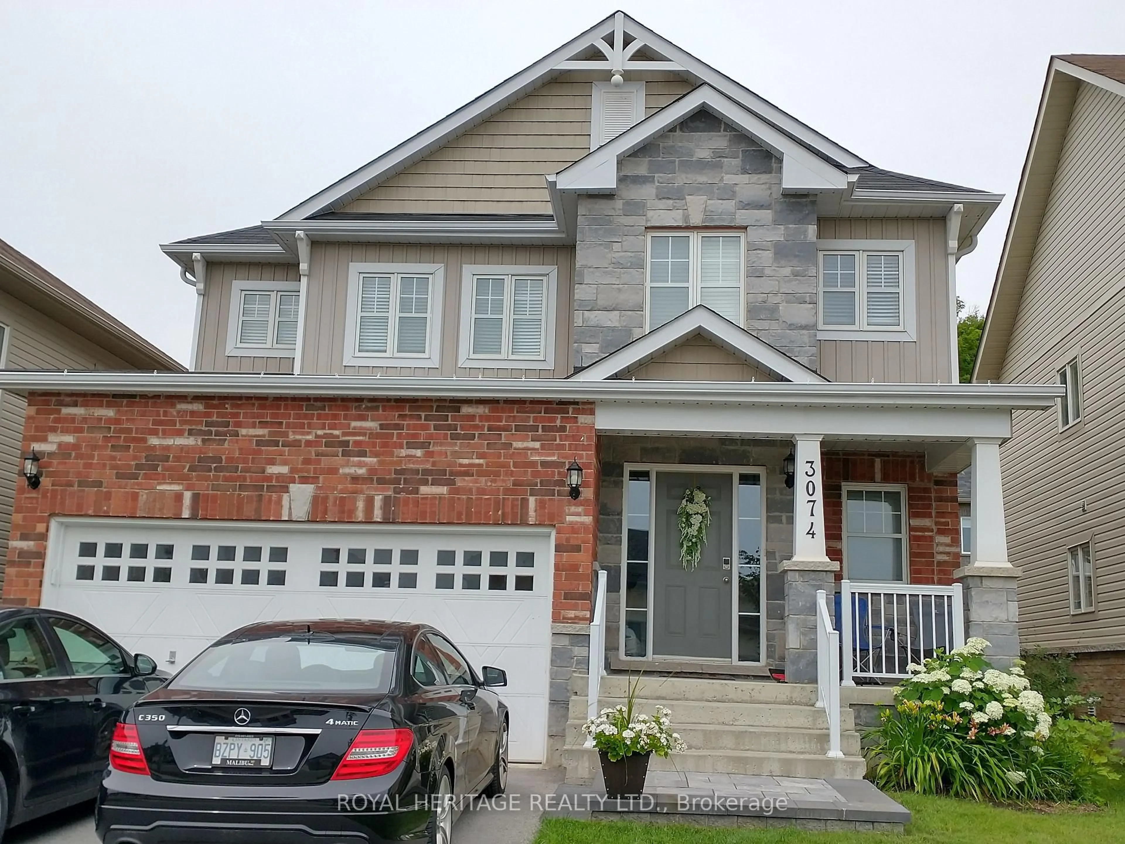 Home with brick exterior material, street for 3074 Emperor Dr, Orillia Ontario L3V 0G4