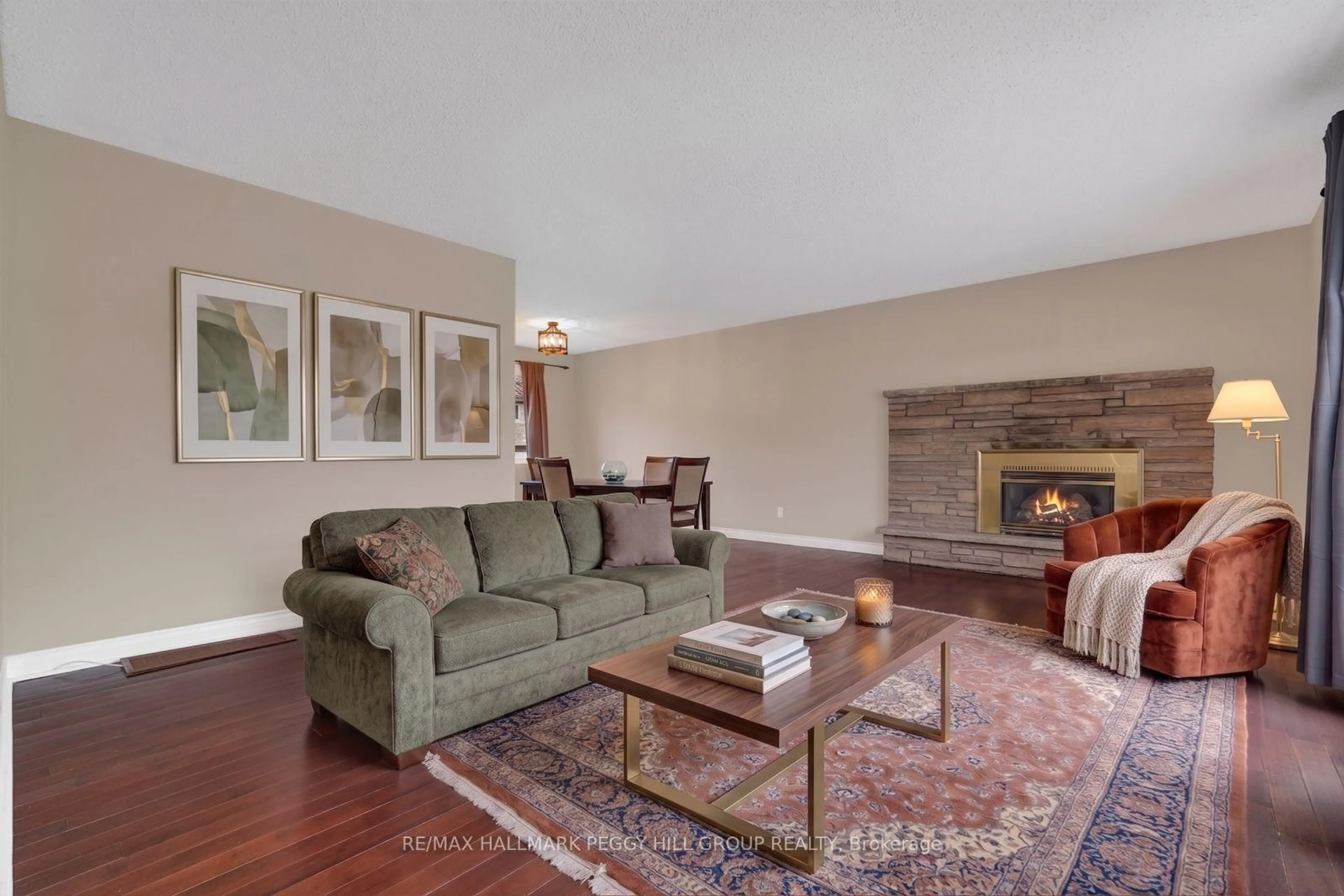 Living room with furniture, unknown for 1878 Ridley Blvd, Severn Ontario L3V 7J2