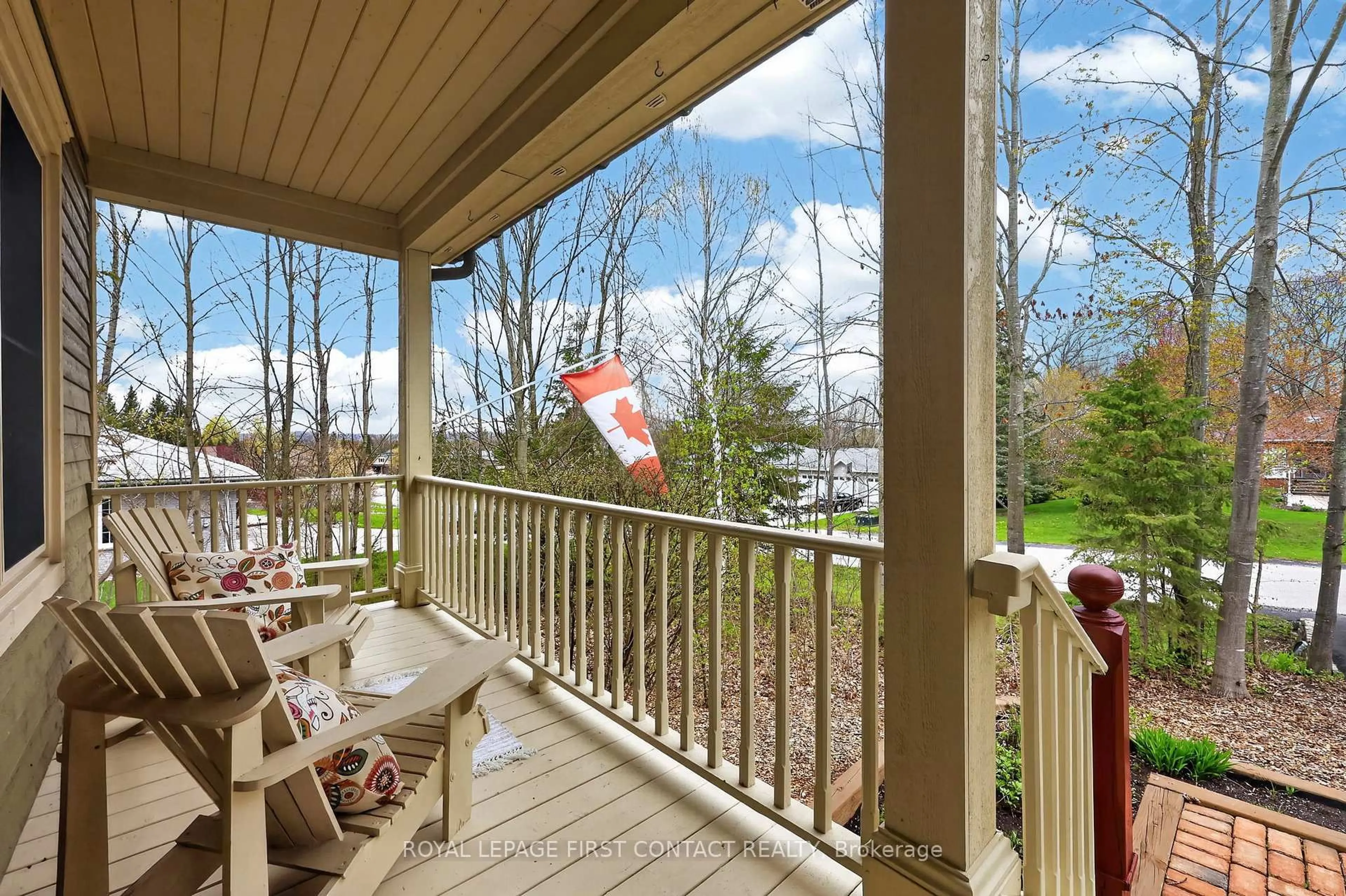 Patio, water/lake/river/ocean view for 26 Paddy Dunn's Circ, Springwater Ontario L9X 0T1