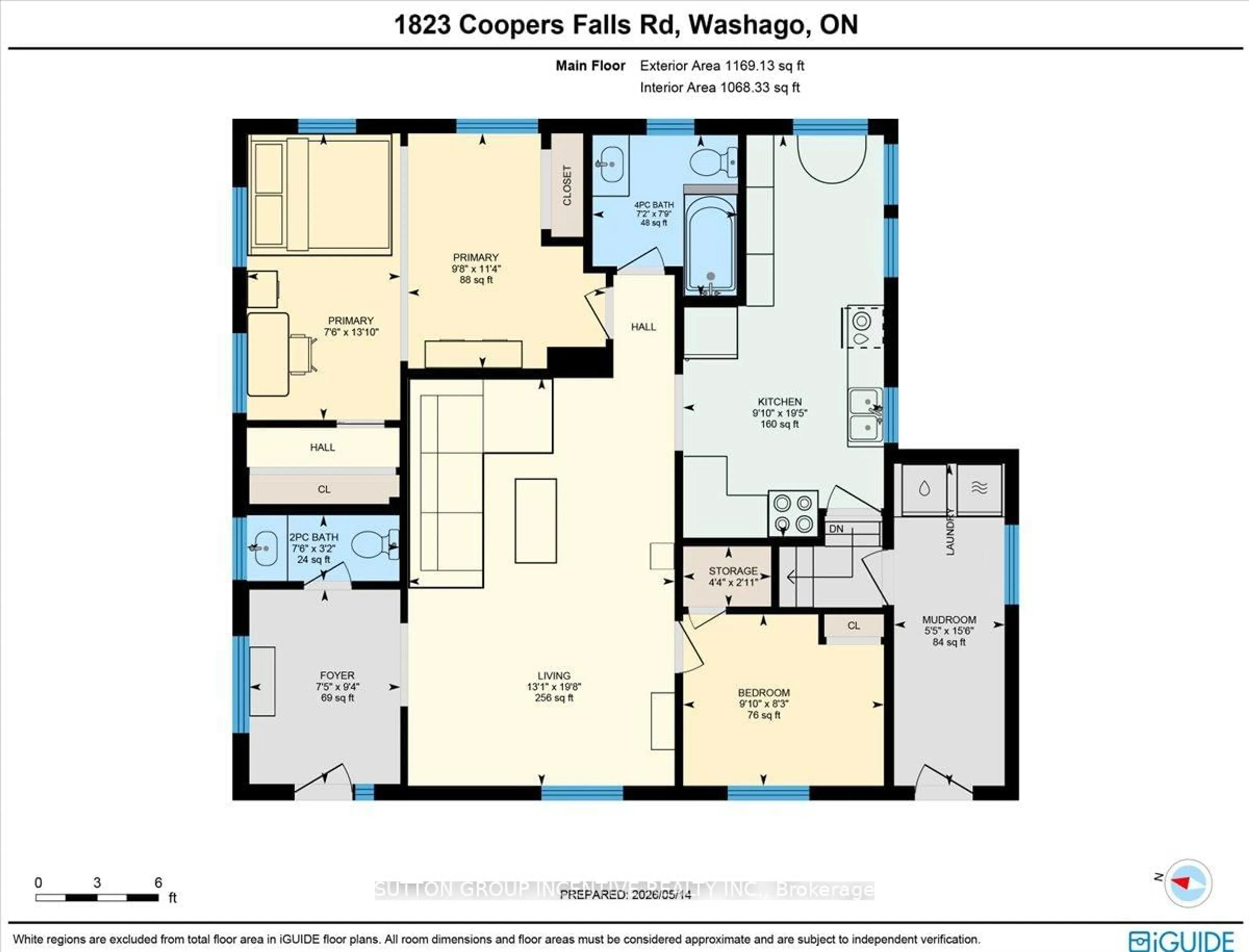 Floor plan for 1823 Coopers Falls Rd, Ramara Ontario L0K 2B0