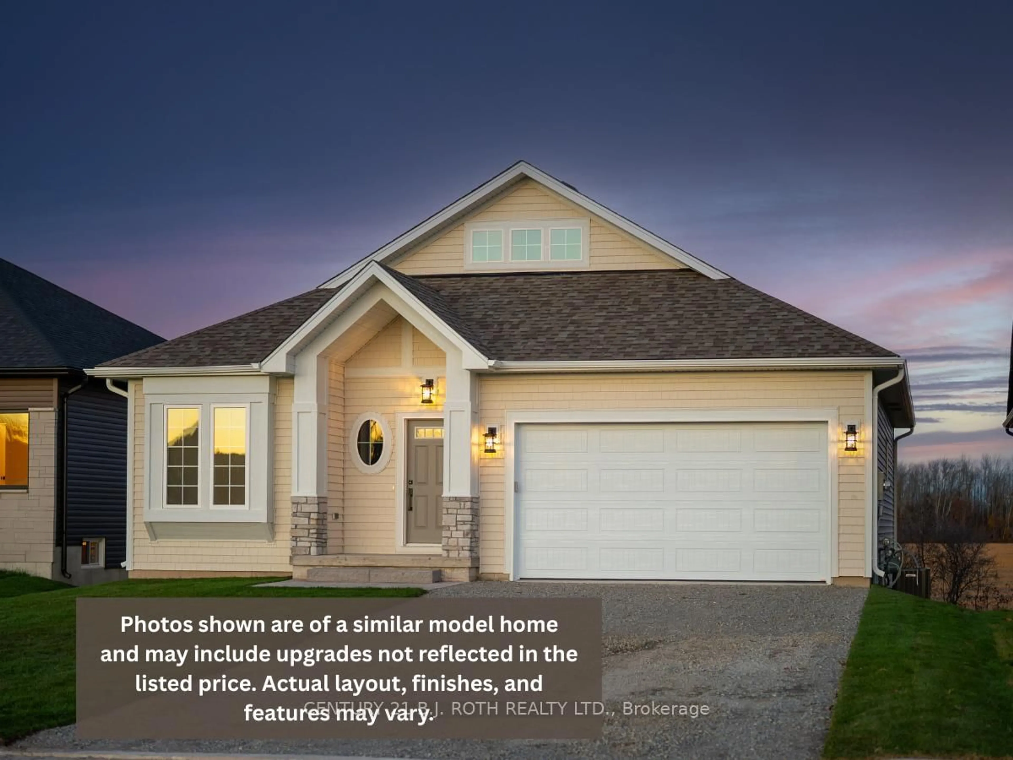 Home with vinyl exterior material, street for 31 Harold Ave, Severn Ontario L0K 1E0