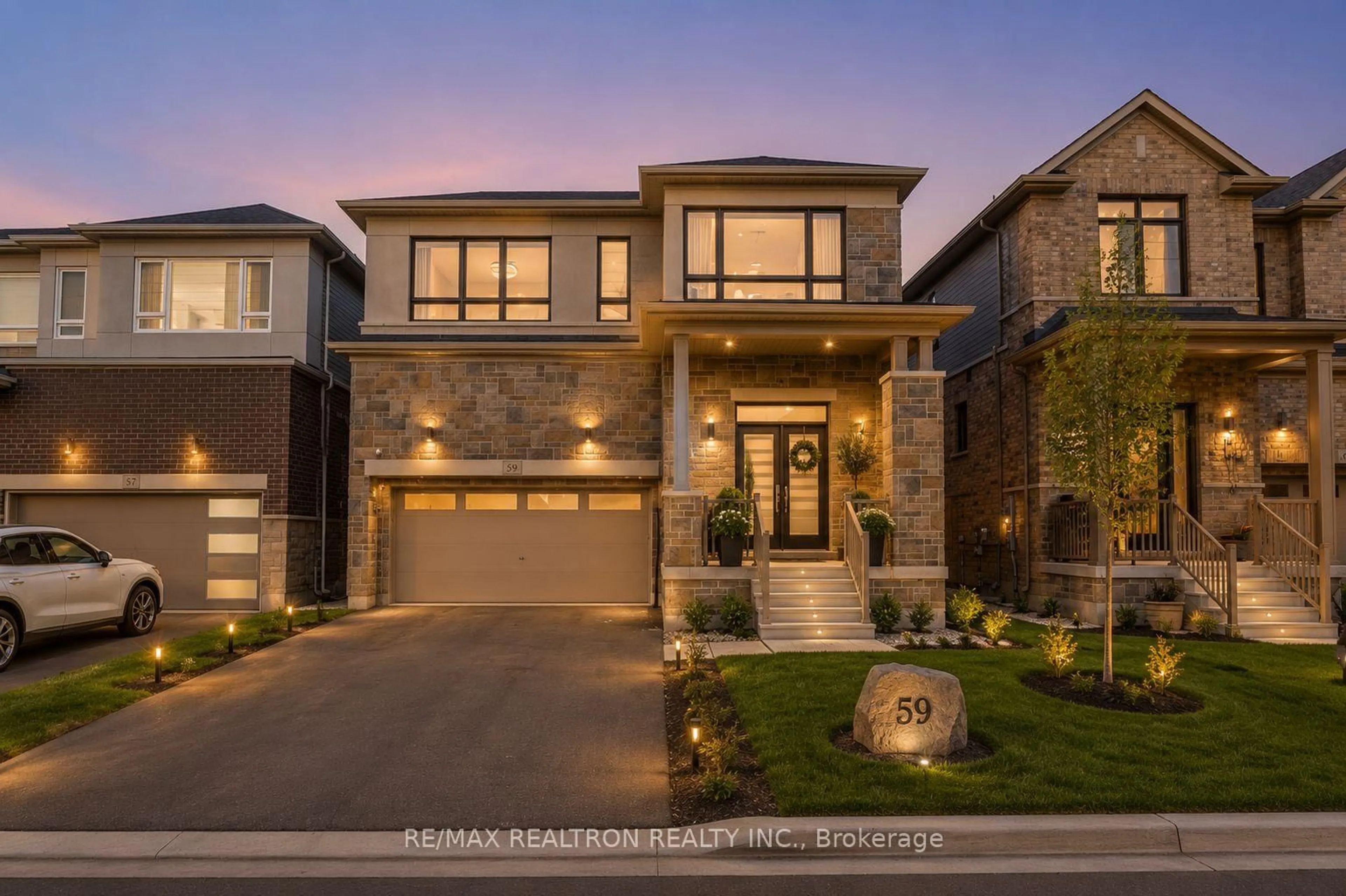Home with brick exterior material, street for 59 Gemini Dr, Barrie Ontario L9J 0K5
