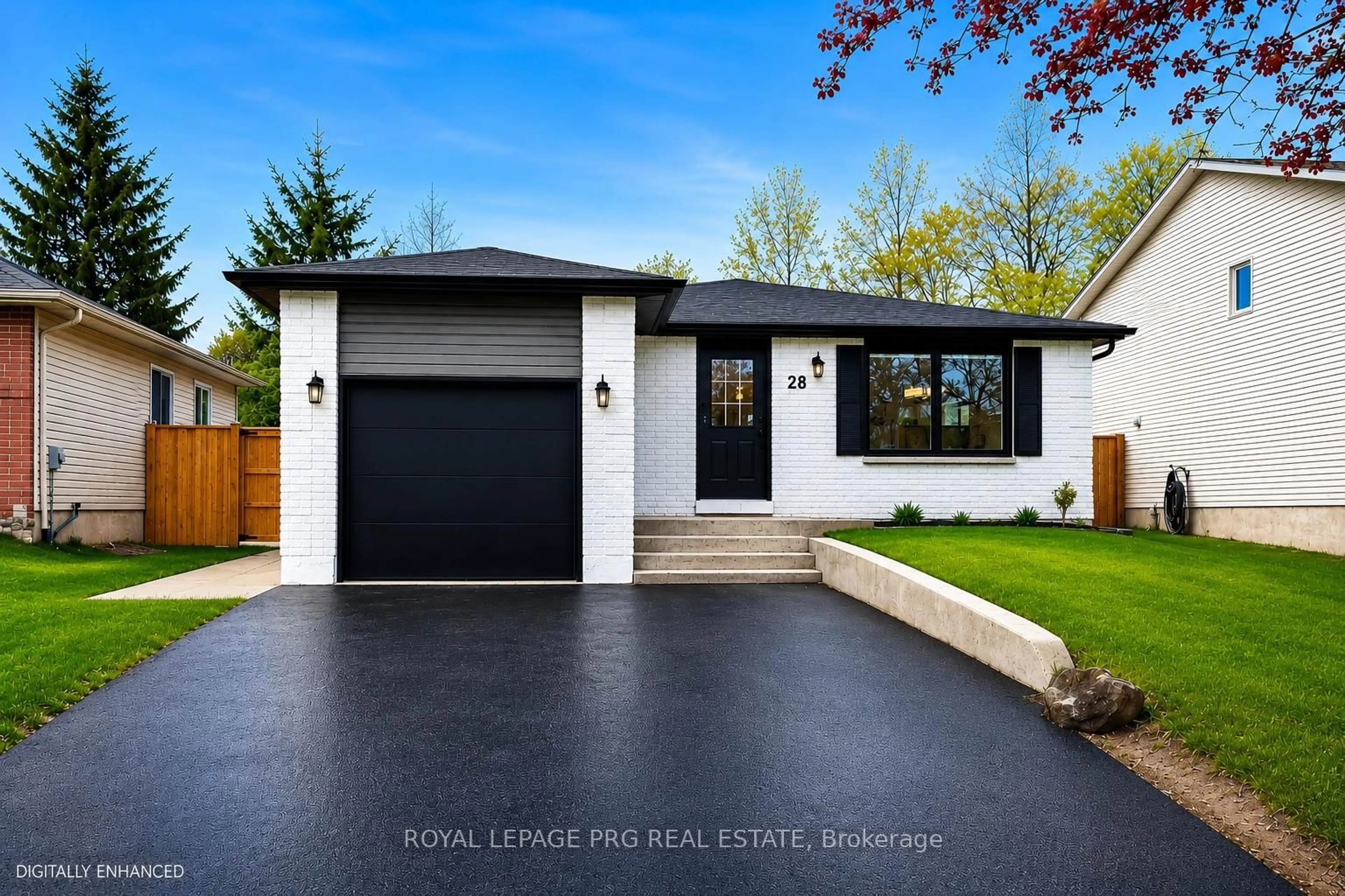 Home with vinyl exterior material, street for 26 Hickling Tr, Barrie Ontario L4M 5S4