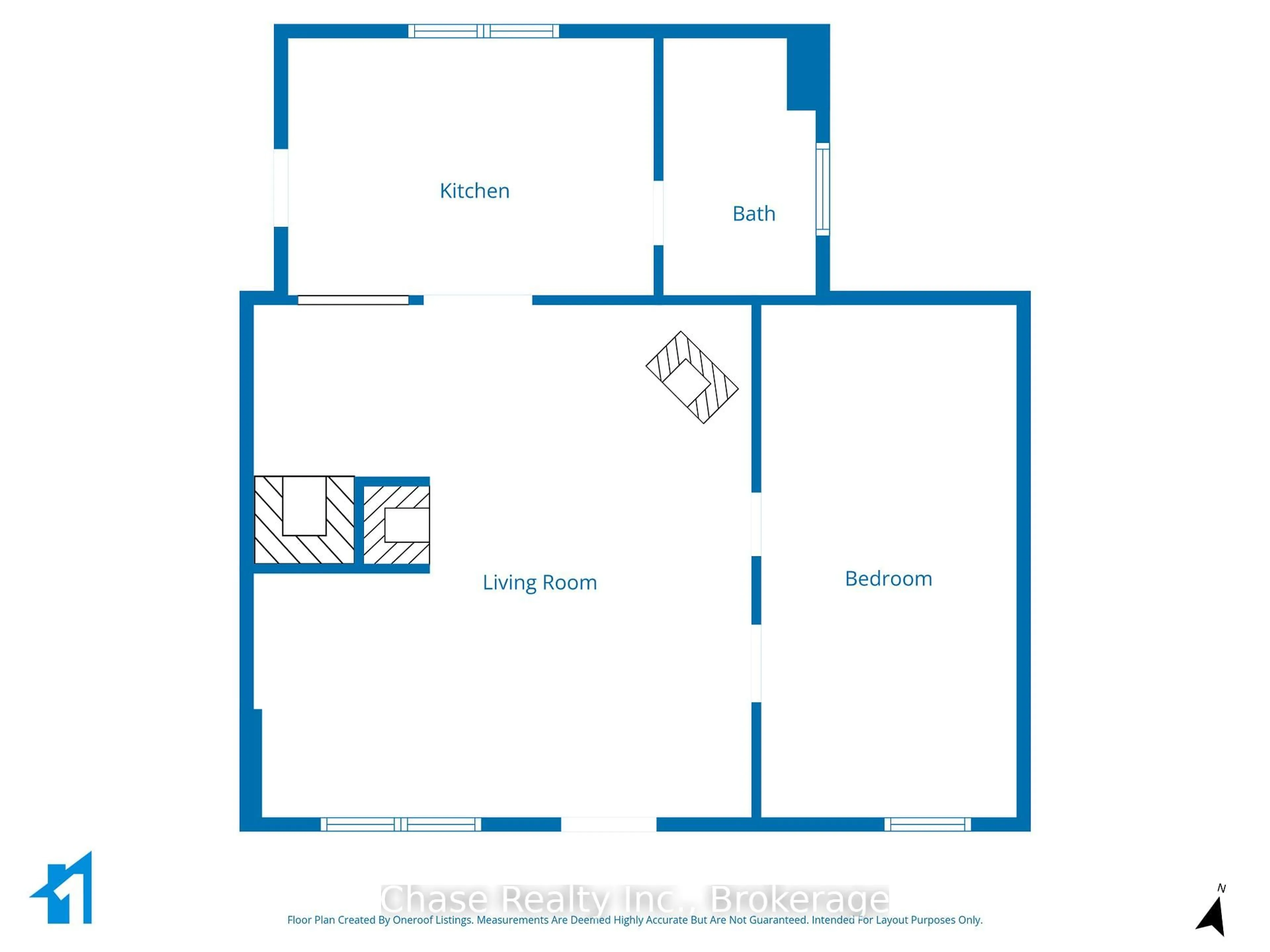 Floor plan for 1840 Island Rd, Severn Ontario L0K 1E0