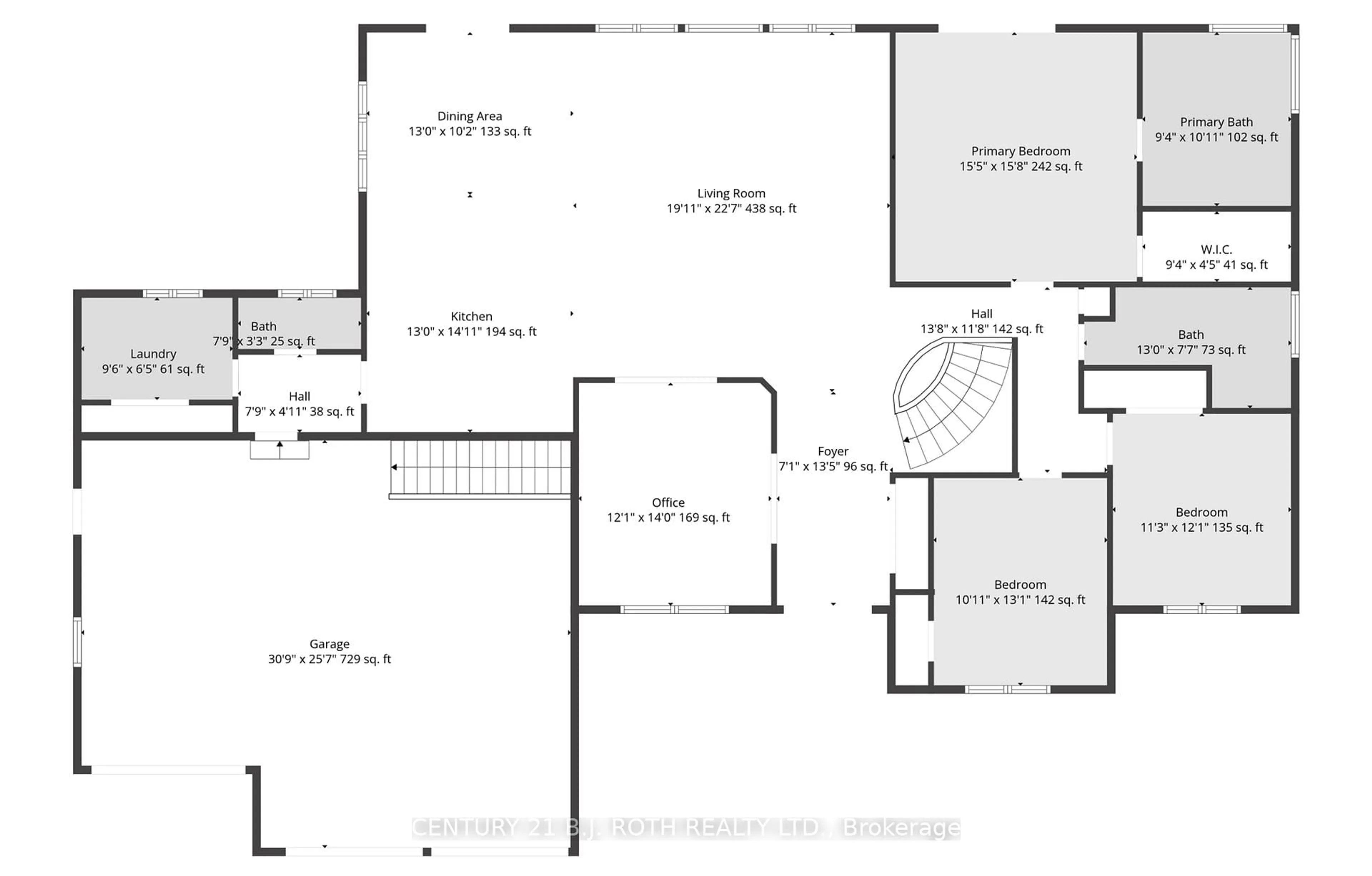 Floor plan for 6 Hemlock Cres, Oro-Medonte Ontario L0L 2L0
