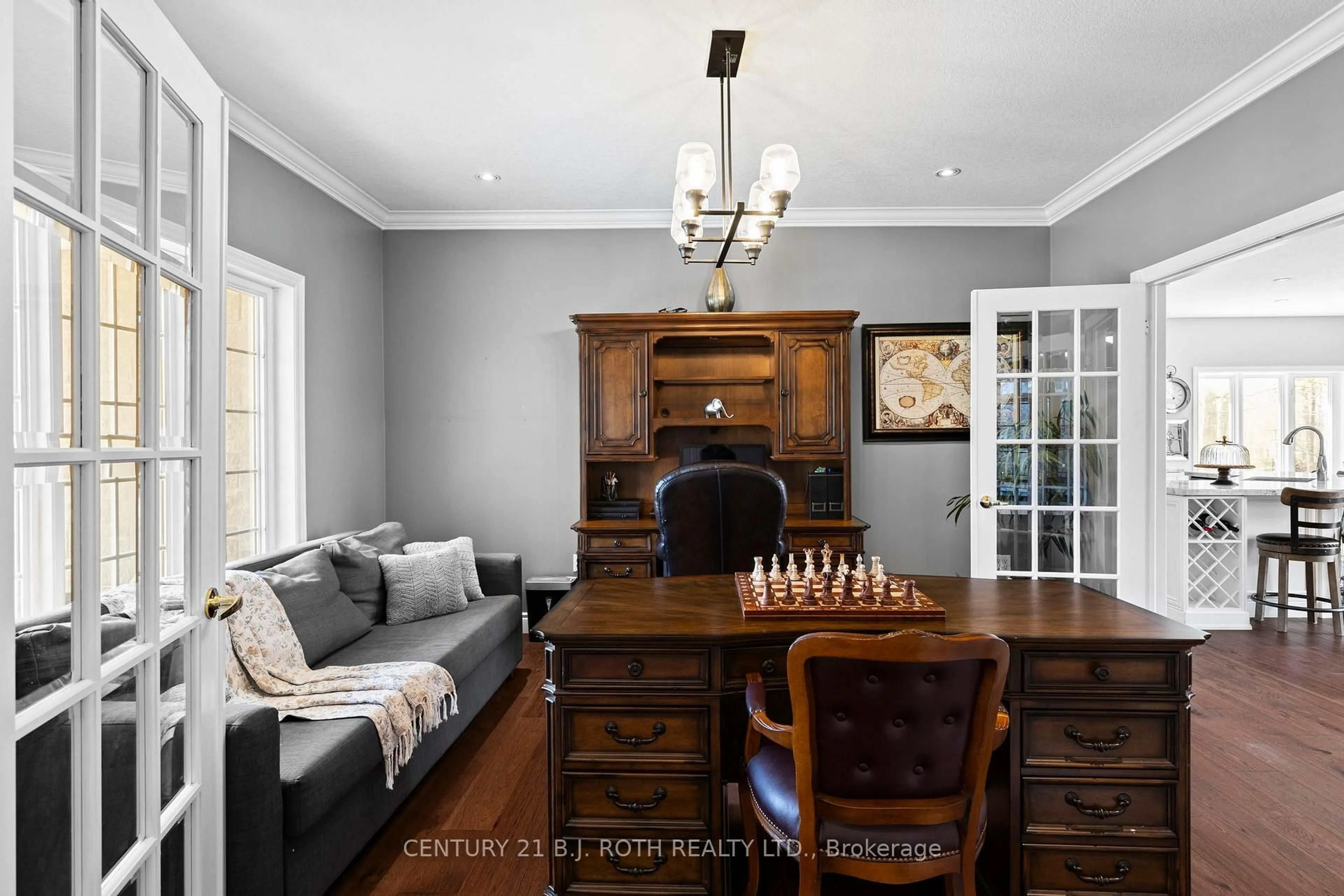 Living room with furniture, unknown for 6 Hemlock Cres, Oro-Medonte Ontario L0L 2L0