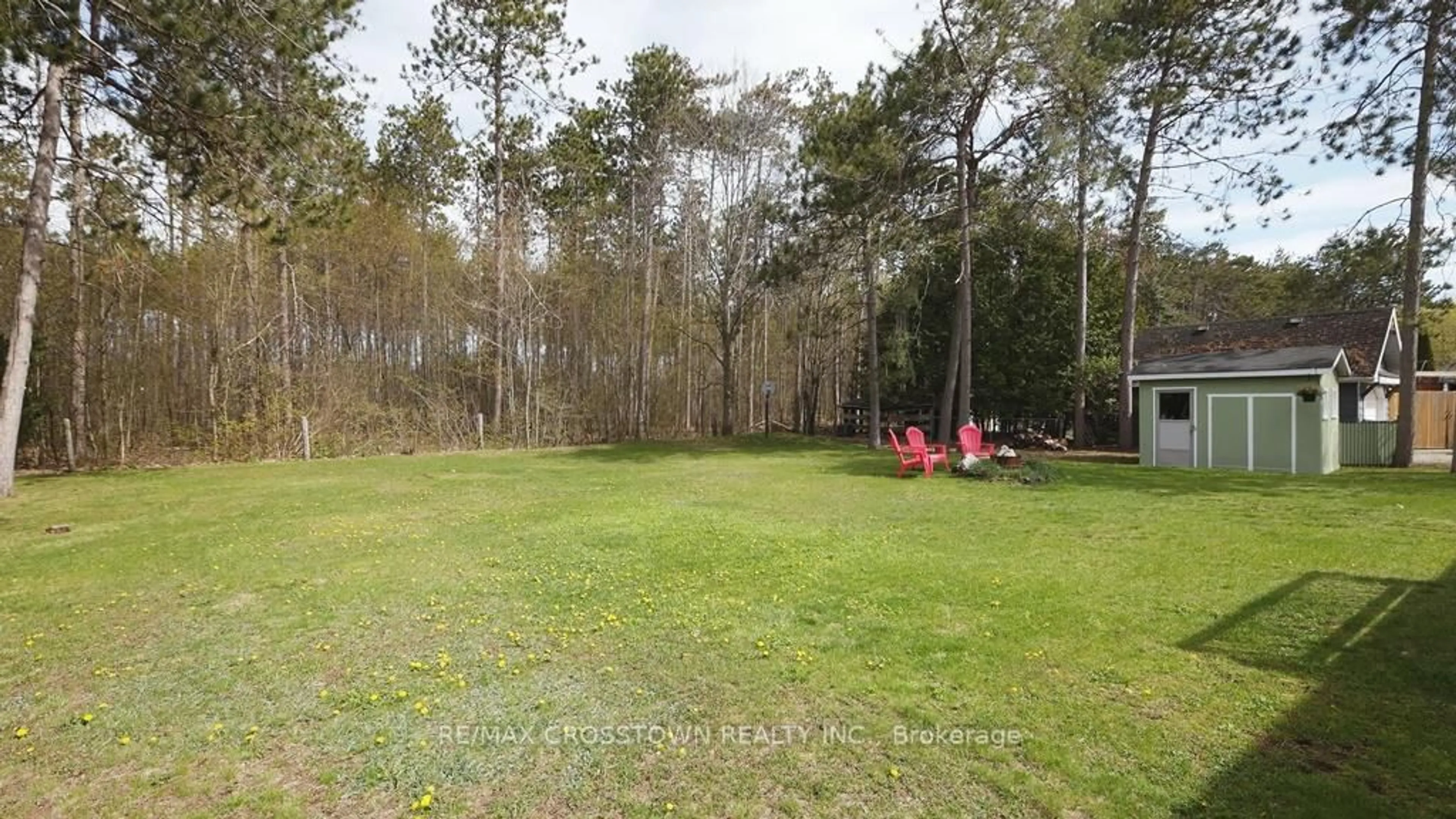 A pic from outside/outdoor area/front of a property/back of a property/a pic from drone, forest/trees view for 50 Withall Grve, Tiny Ontario L0L 2T0
