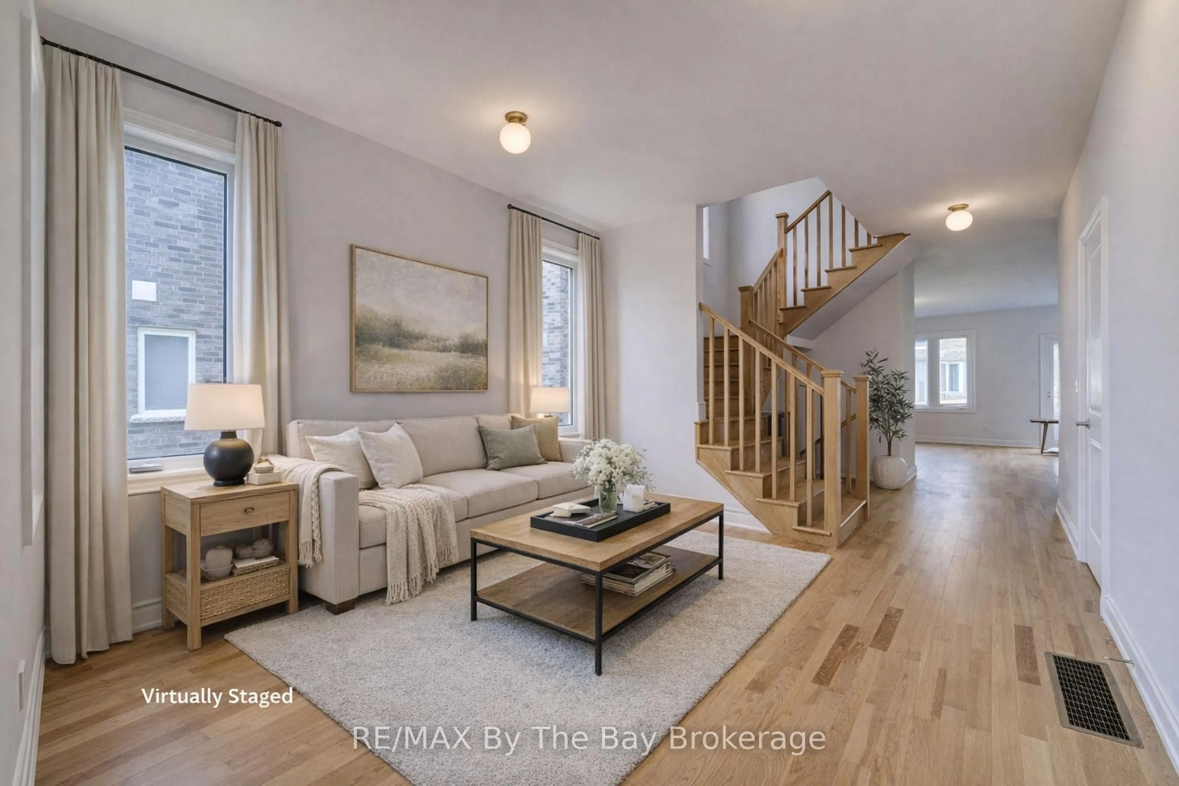 Living room with furniture, unknown for 39 Lisa St, Wasaga Beach Ontario L9Z 1J9