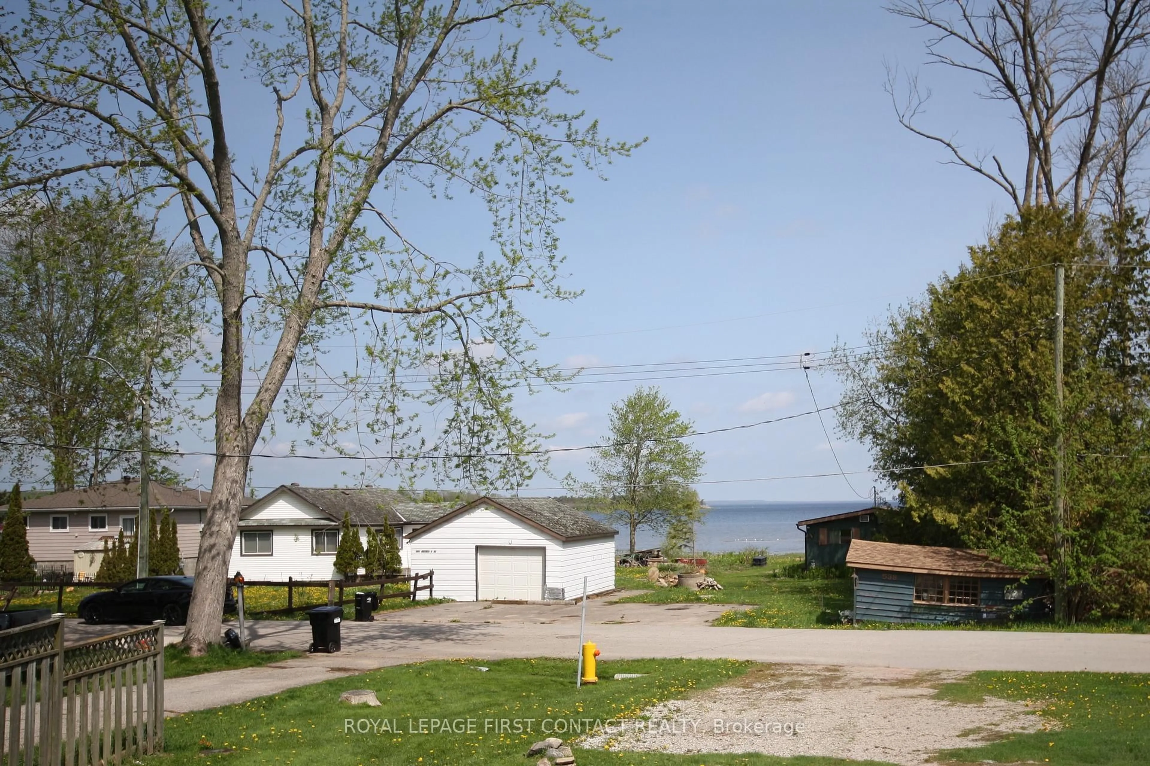 Patio, water/lake/river/ocean view for 537 O'leary Lane, Tay Ontario L0K 2A0
