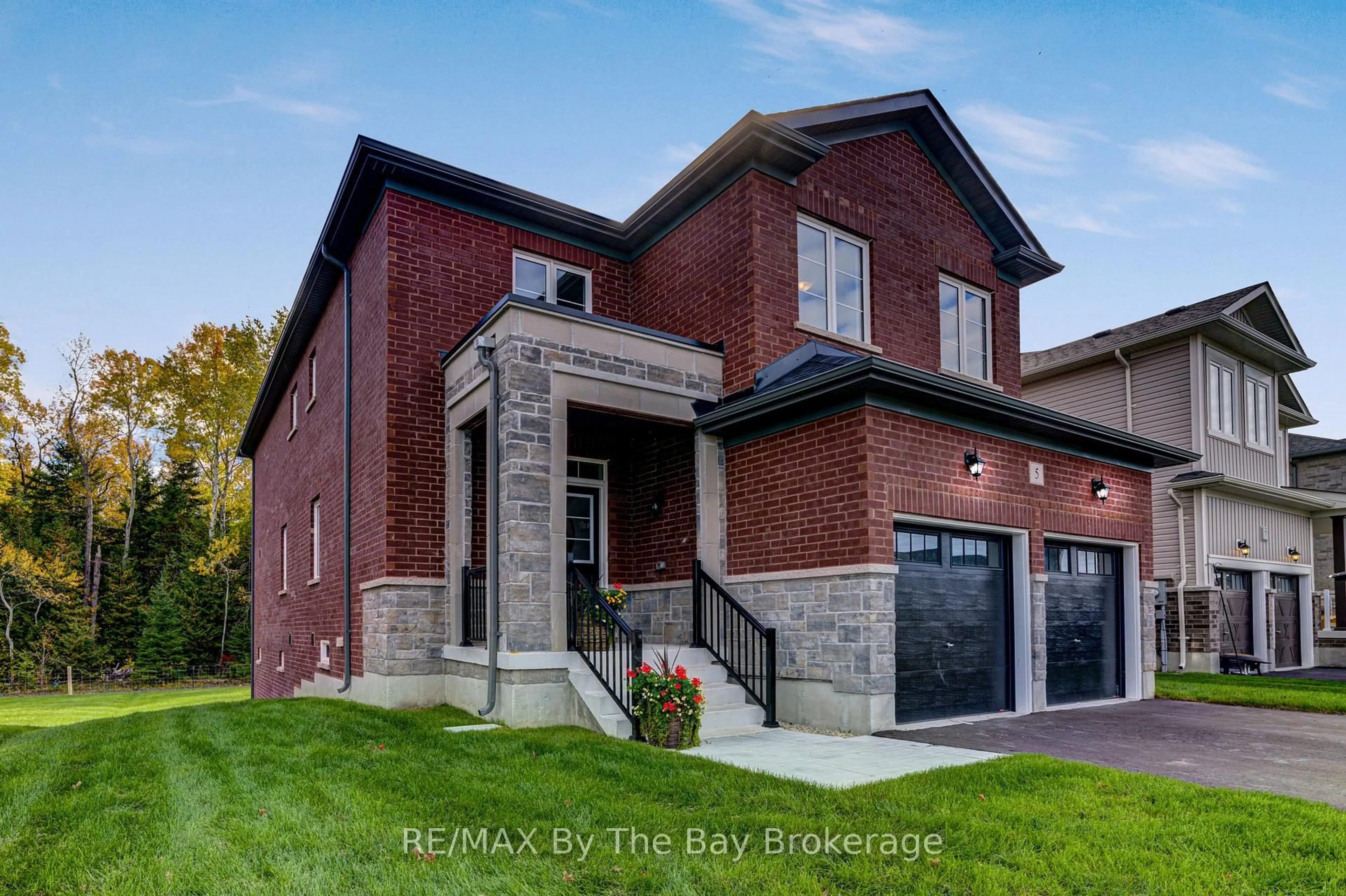 Home with brick exterior material, street for 5 Misty Ridge Rd, Wasaga Beach Ontario L9Z 0R8