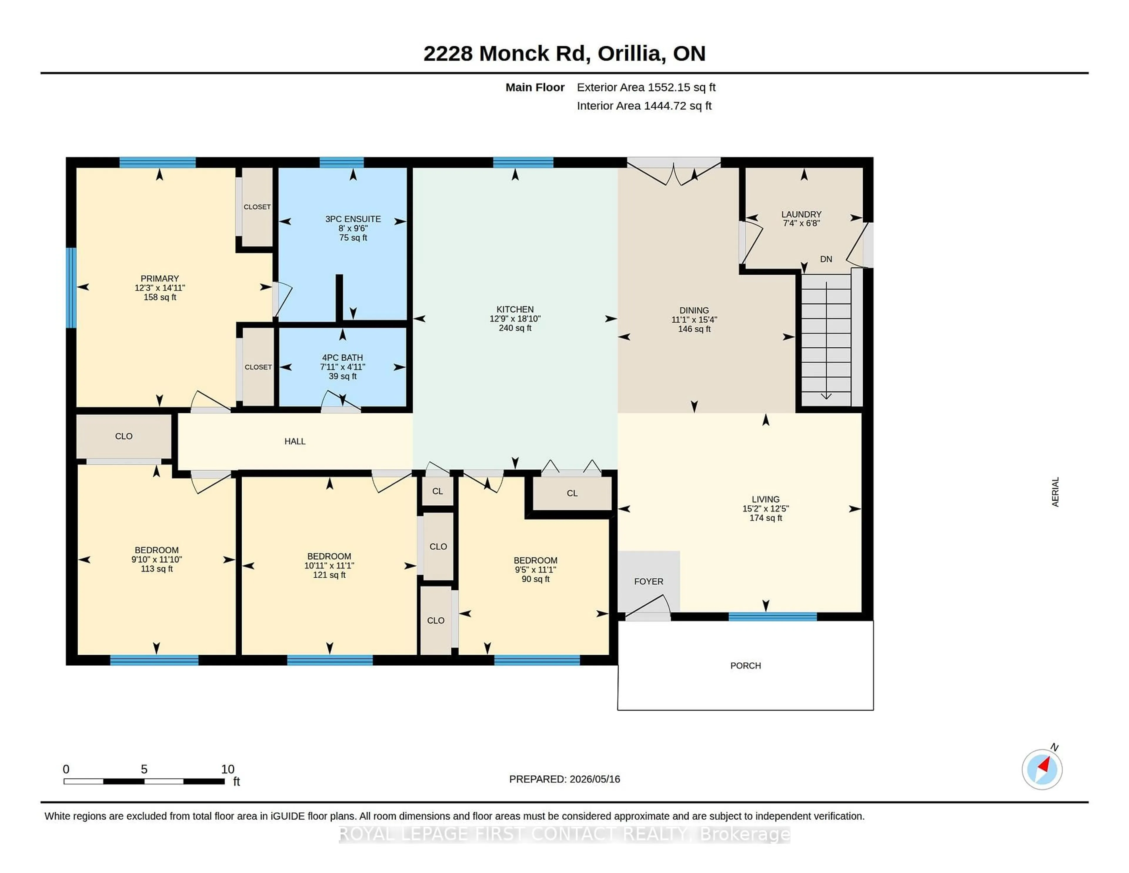 Floor plan for 2228 Monck Rd, Ramara Ontario L3V 6H5