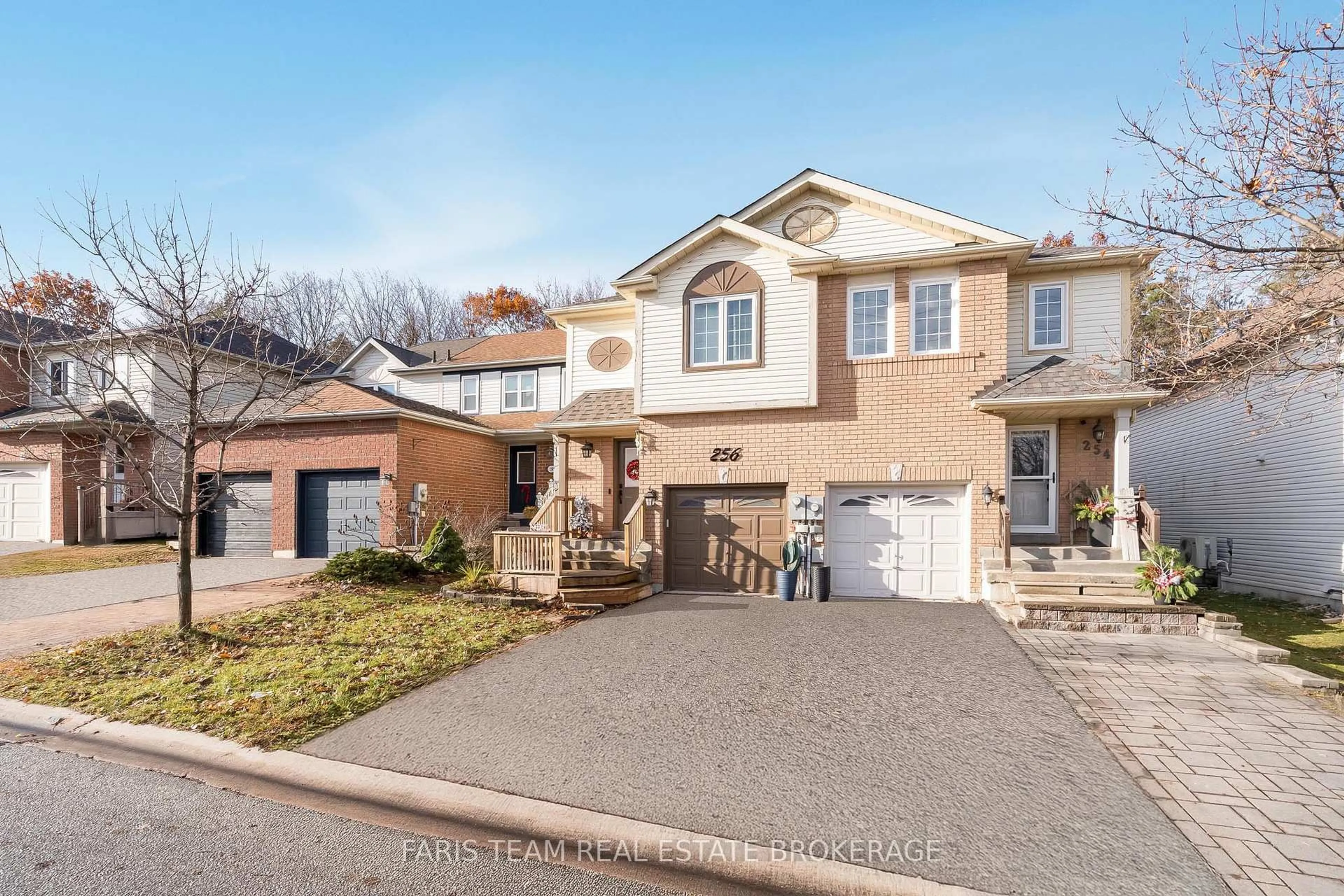 Home with brick exterior material, street for 256 Ferndale Dr, Barrie Ontario L4N 8J9