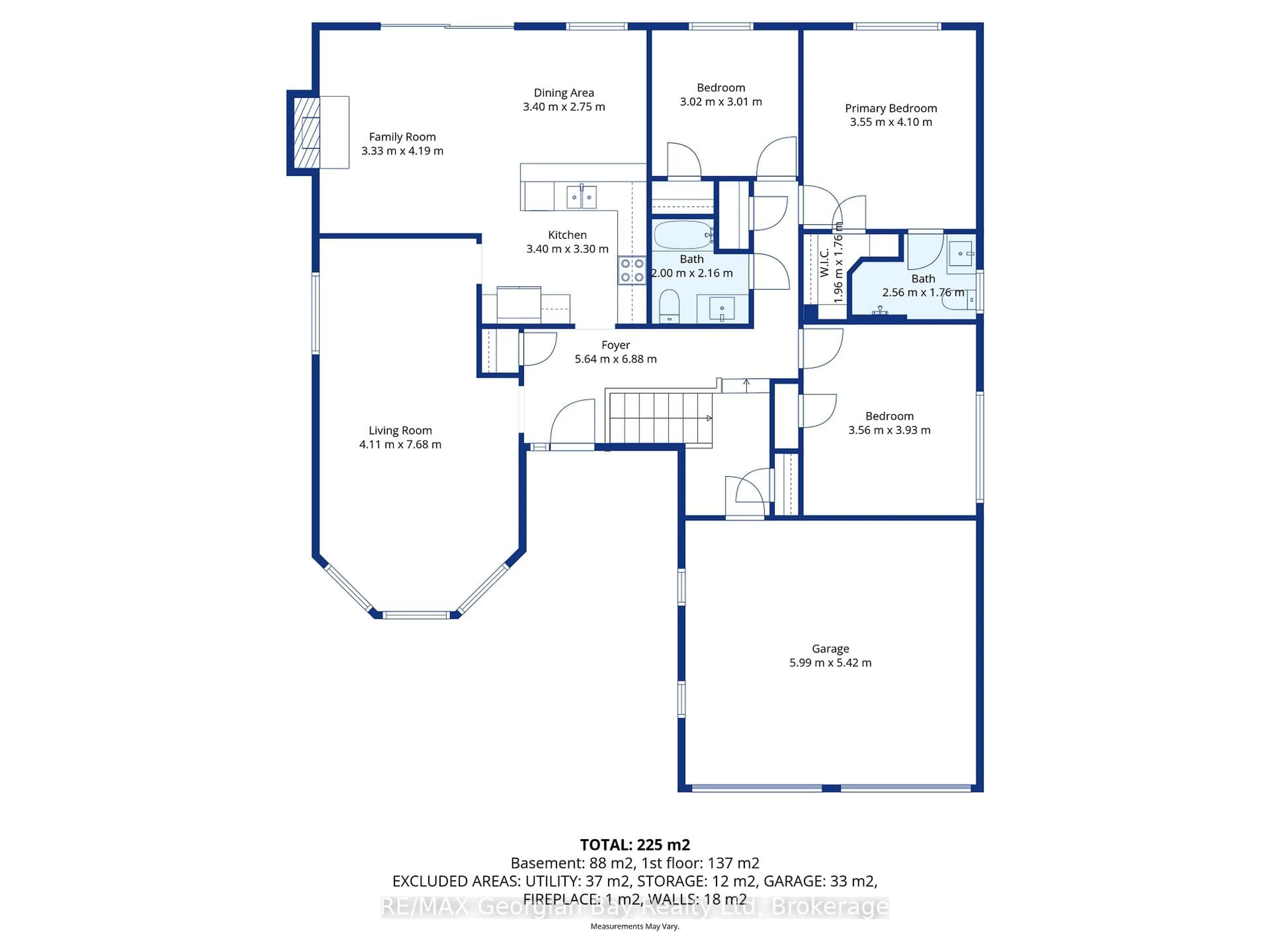 Floor plan for 100 Peel St, Penetanguishene Ontario L9M 1C3