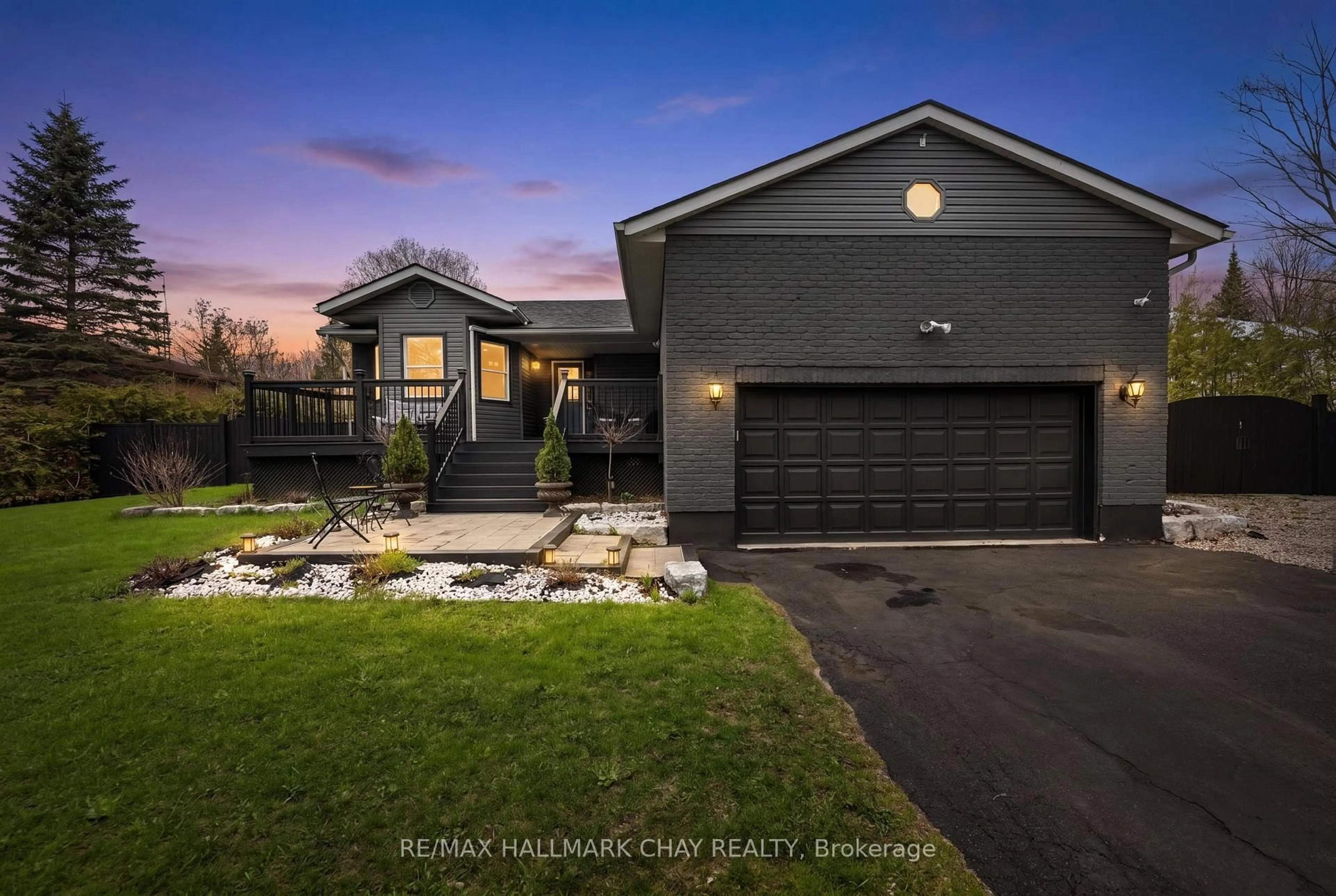 Home with brick exterior material, street for 2330 Lakeshore Rd, Oro-Medonte Ontario L0L 1T0