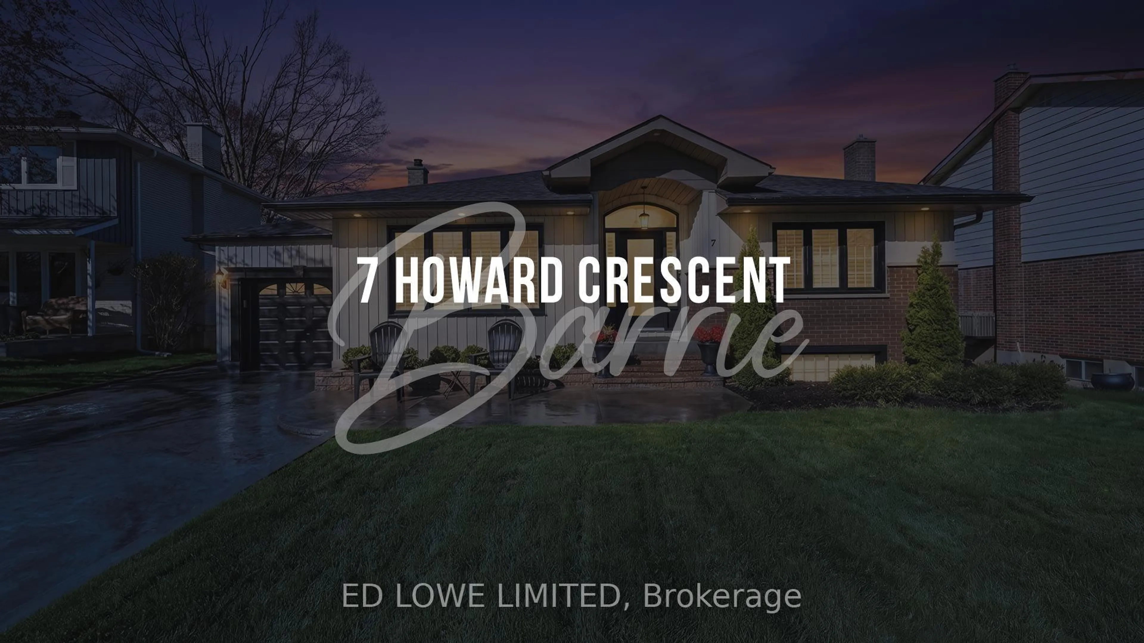 Unknown for 7 Howard Cres, Barrie Ontario L4M 2L7