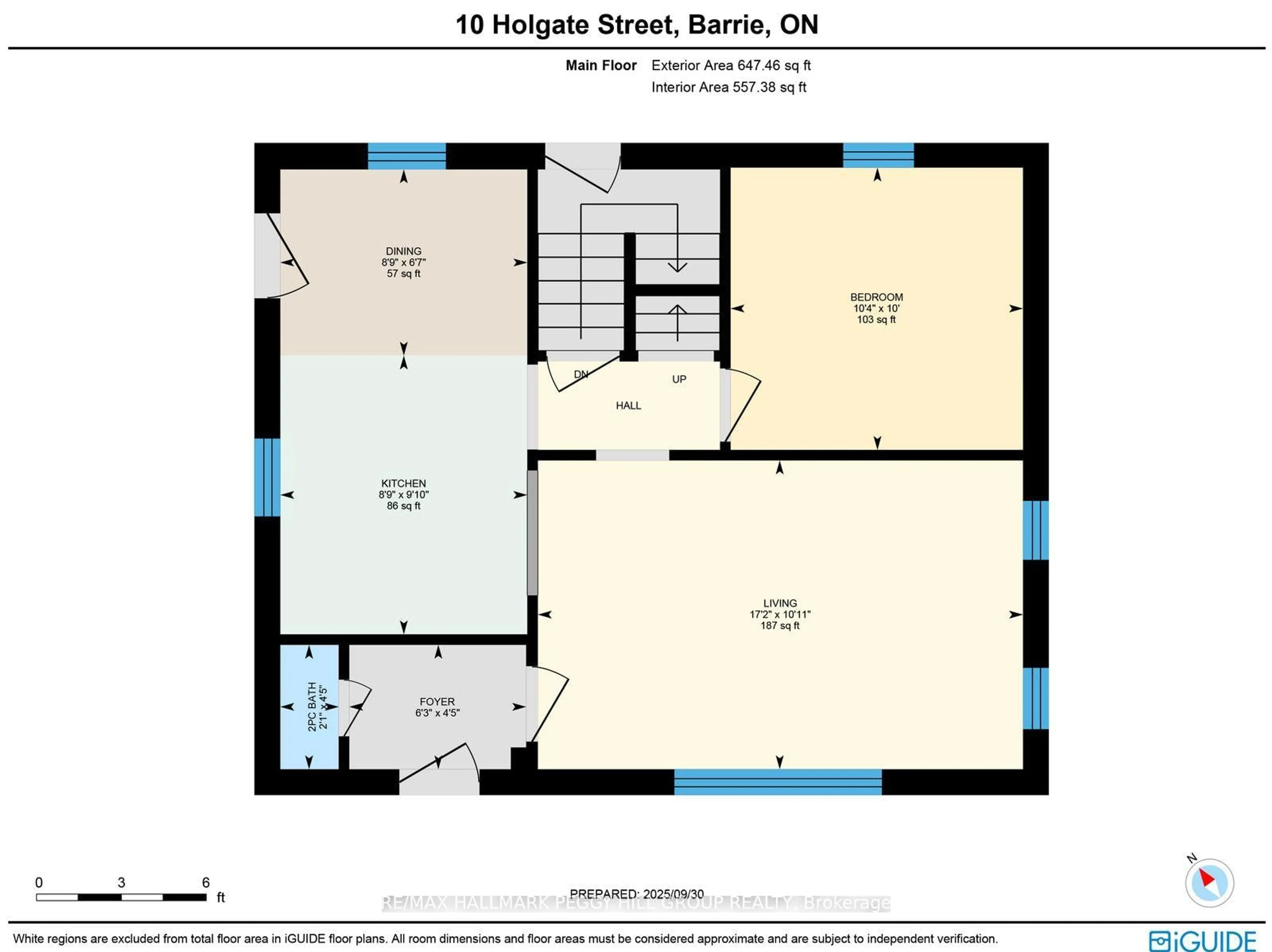 Floor plan for 10 Holgate St, Barrie Ontario L4N 2T5