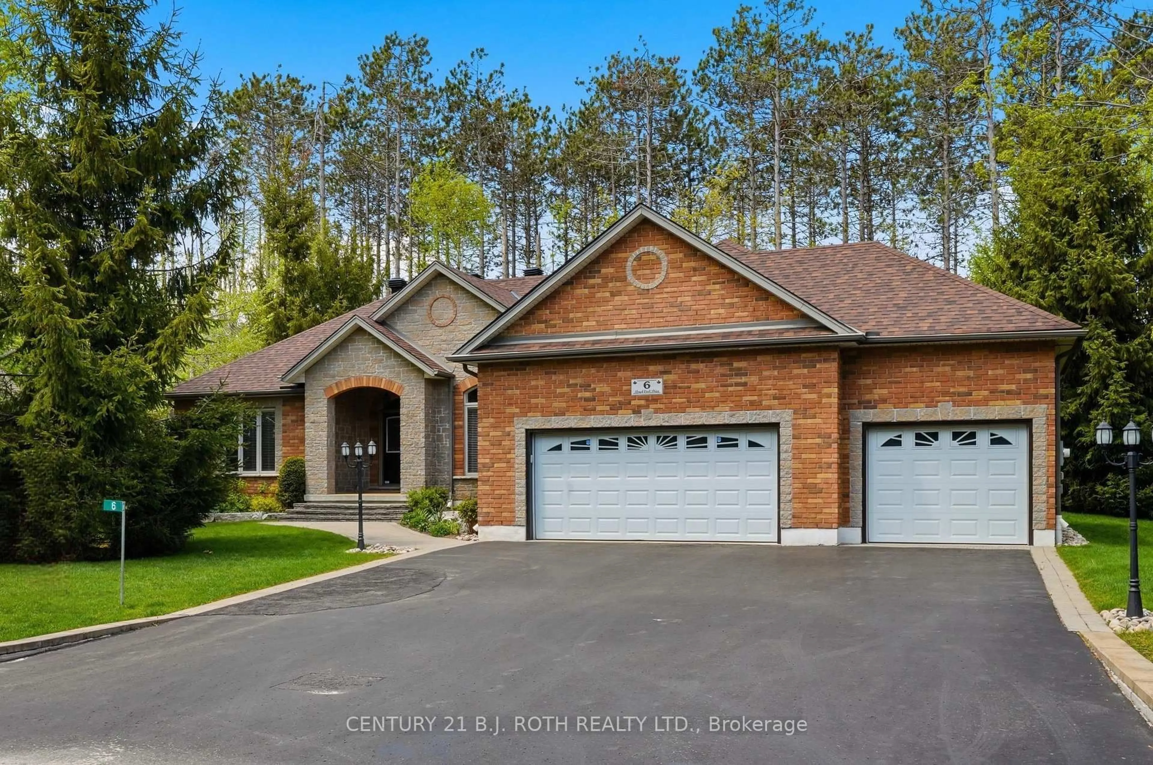Home with brick exterior material, street for 6 Lloyd Cook Dr, Springwater Ontario L4M 4S4