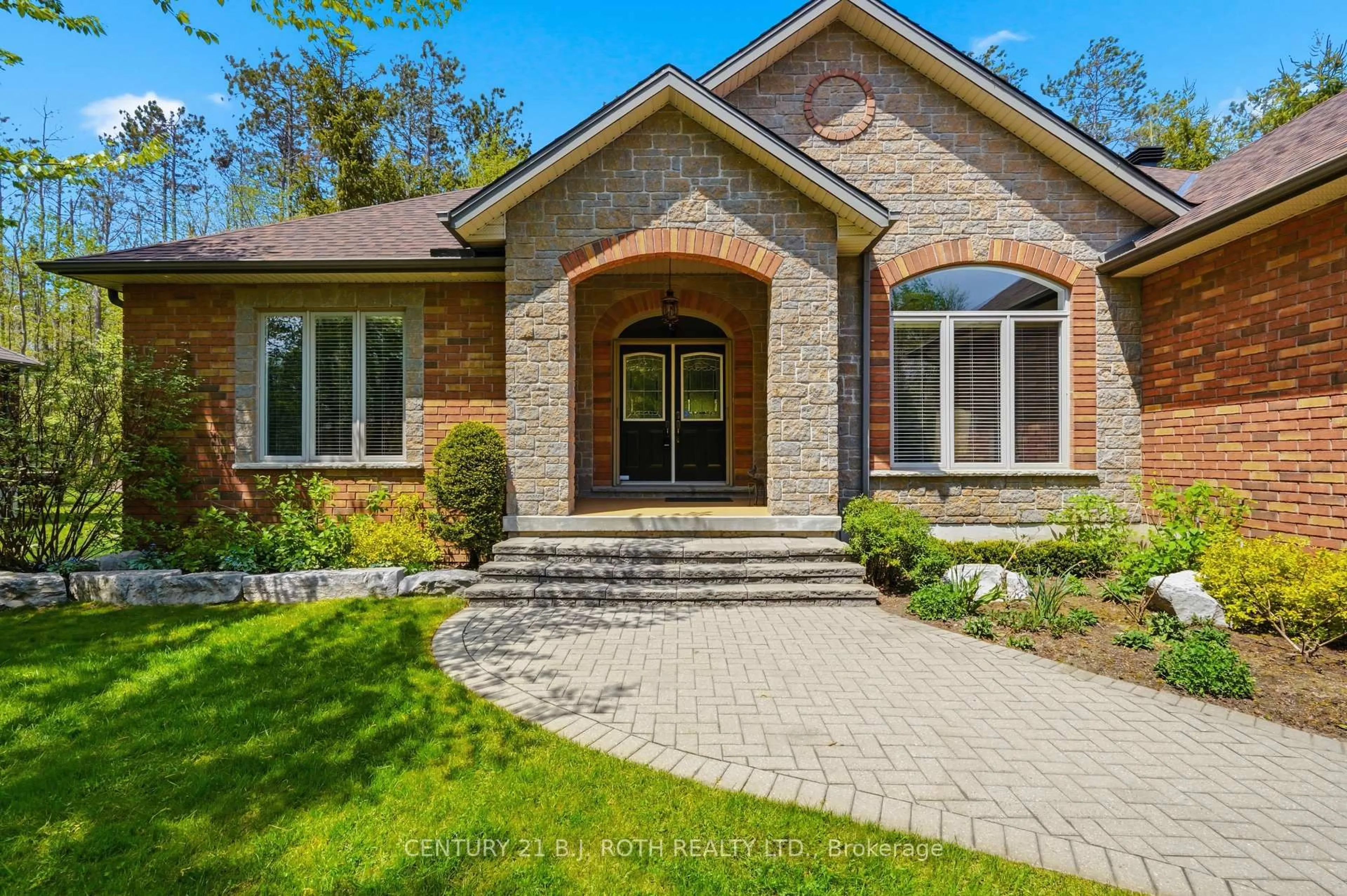 Home with brick exterior material, street for 6 Lloyd Cook Dr, Springwater Ontario L4M 4S4