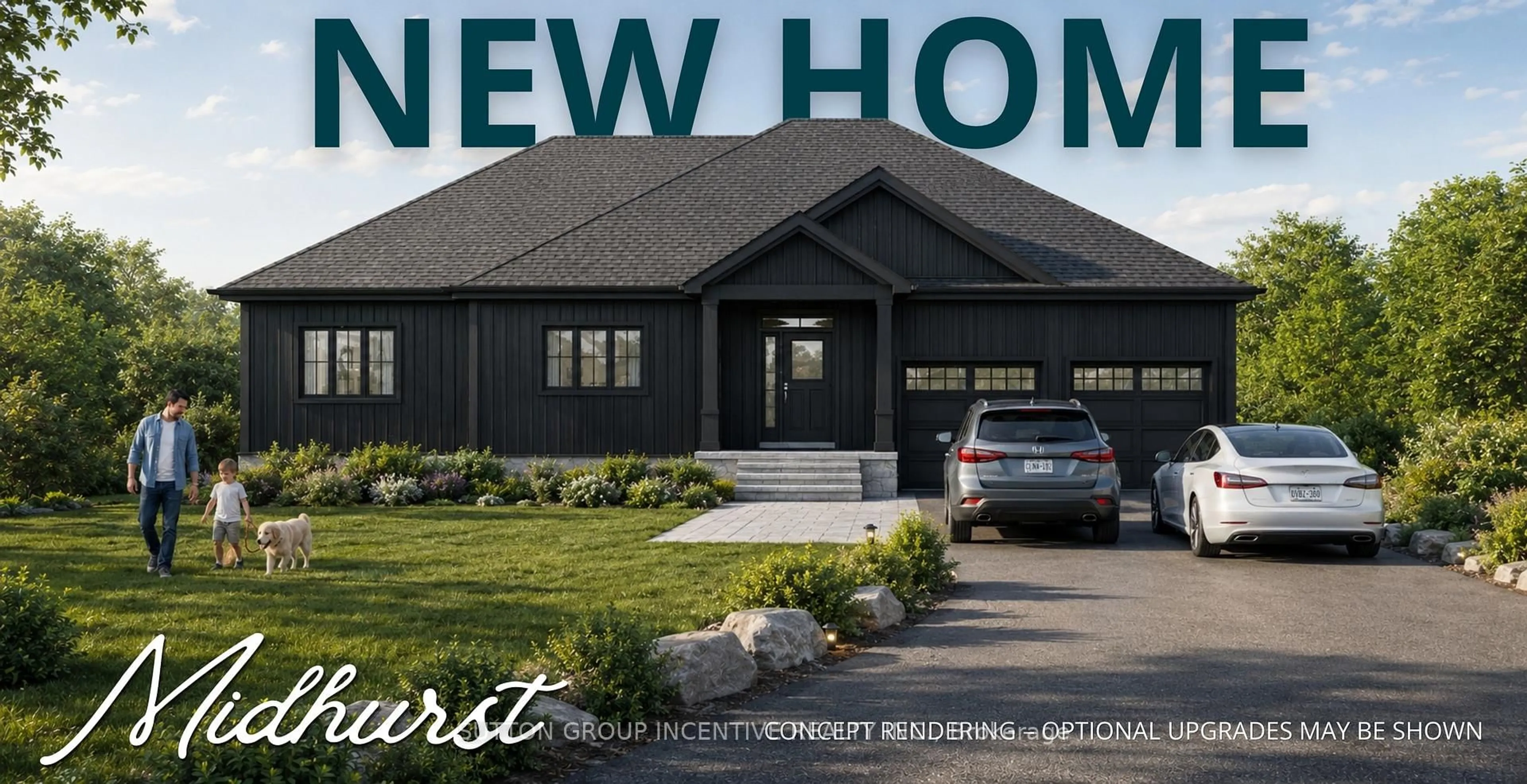 Home with vinyl exterior material, street for 2774 Old Second Rd, Springwater Ontario L0L 1X0