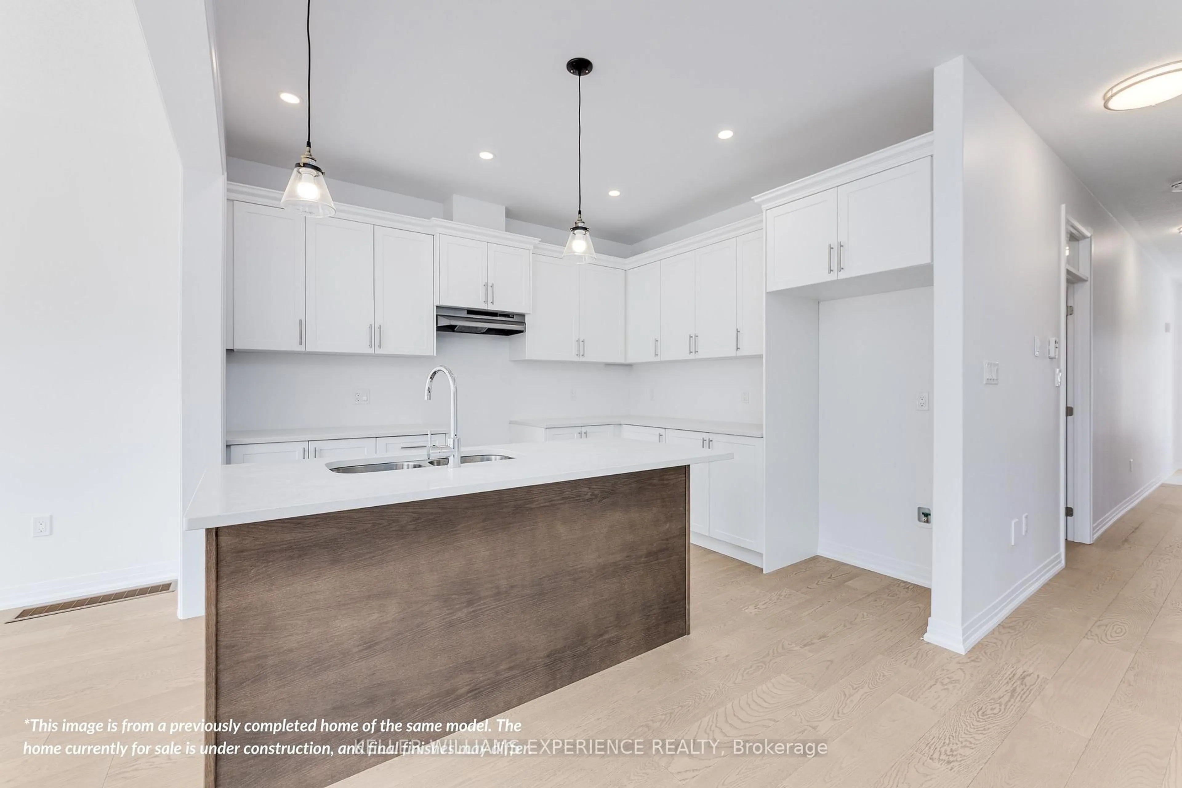 Open concept kitchen, ceramic/tile floor for 36 Sagewood Ave, Barrie Ontario L9J 0K5