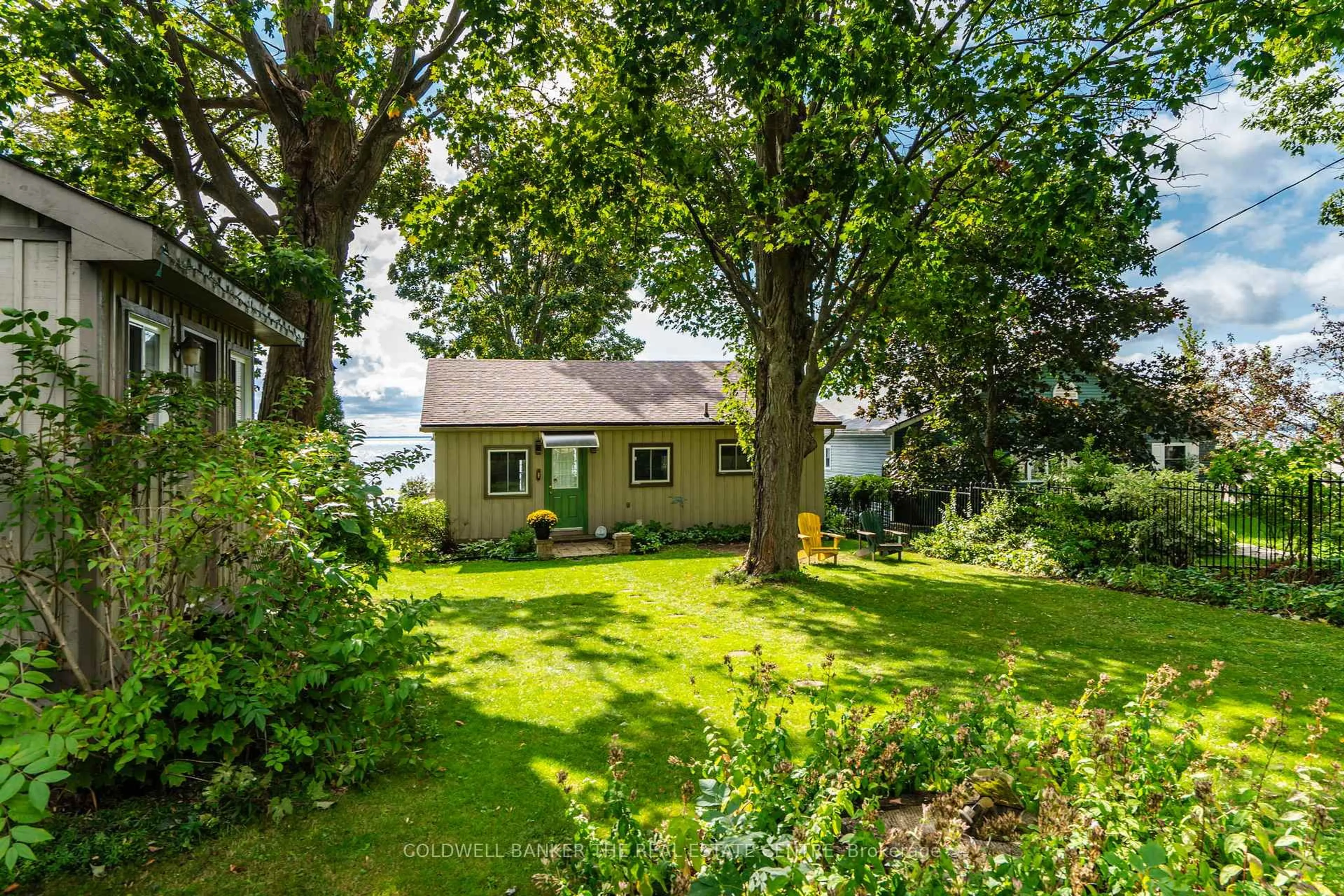 A pic from outside/outdoor area/front of a property/back of a property/a pic from drone, water/lake/river/ocean view for 115 Lakeshore Rd, Oro-Medonte Ontario L0L 1E0