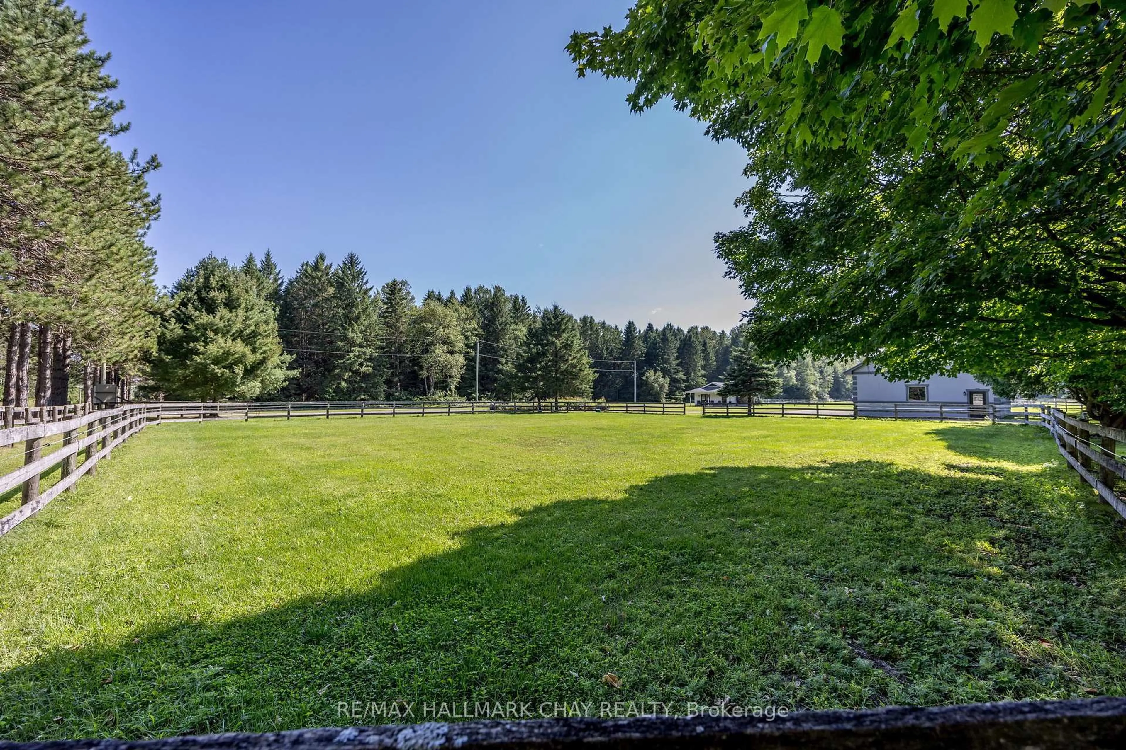 A pic from outside/outdoor area/front of a property/back of a property/a pic from drone, forest/trees view for 1398 Old Second Rd, Springwater Ontario L0L 2K0