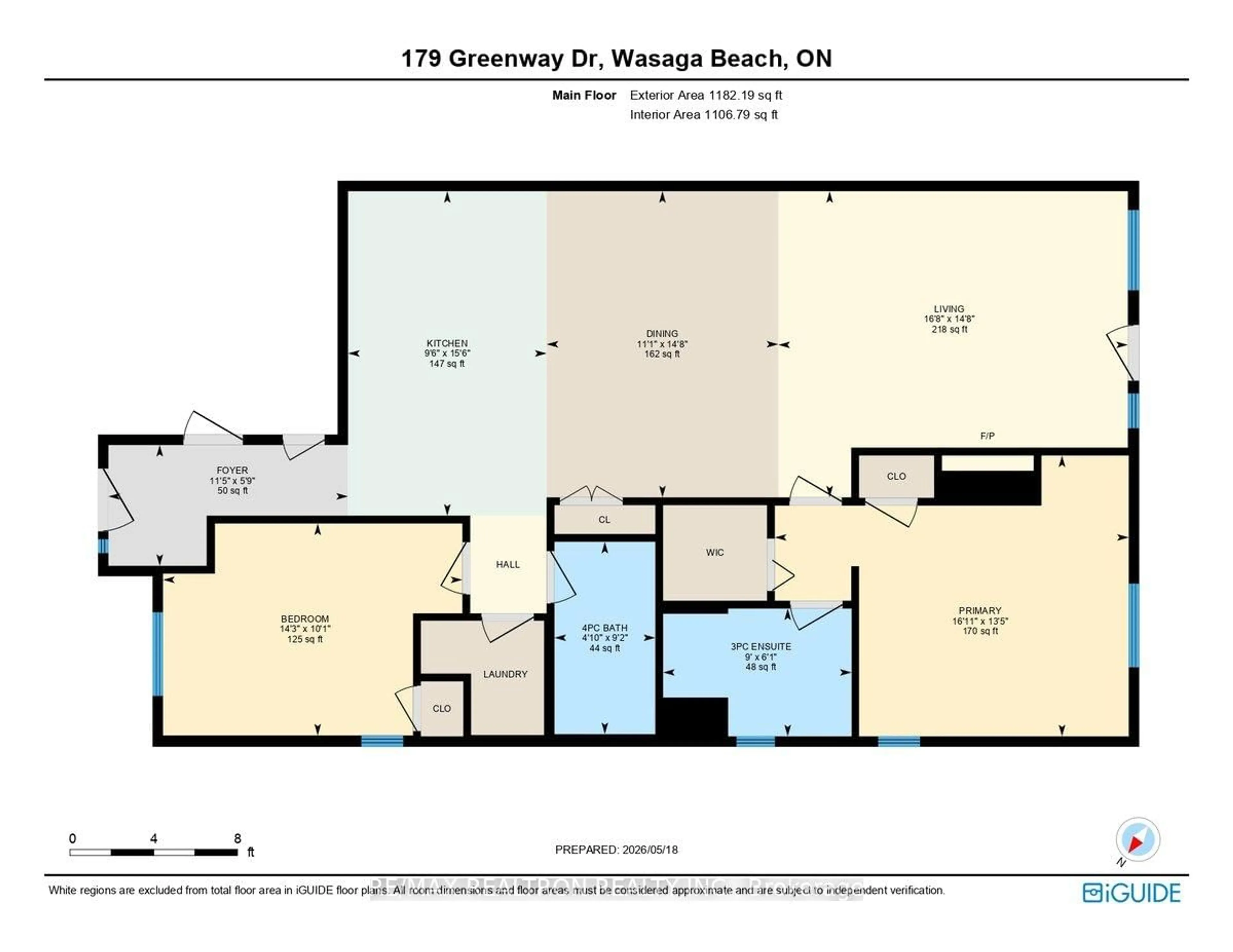 Floor plan for 179 Greenway Dr, Wasaga Beach Ontario L9Z 0E6