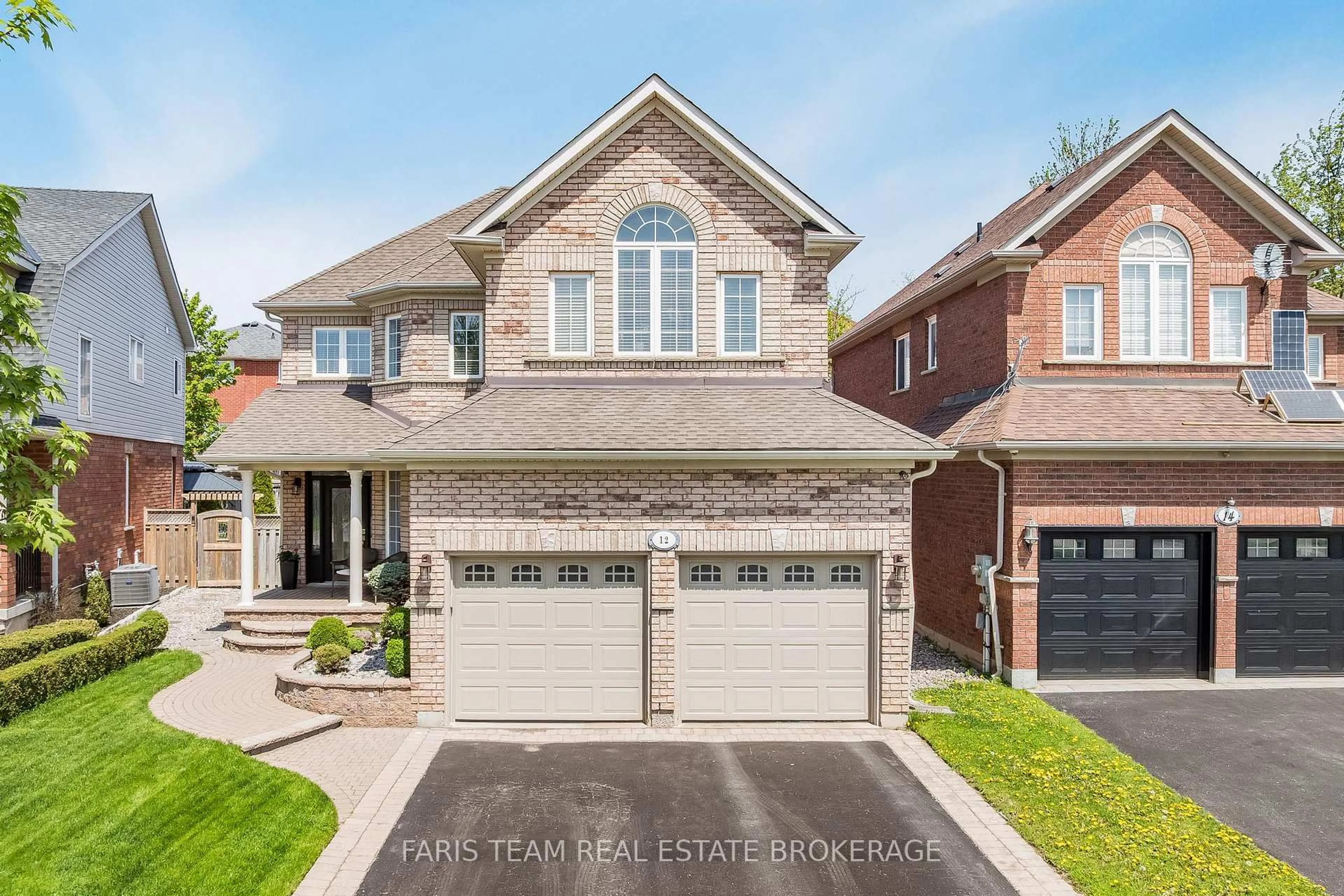 Home with brick exterior material, street for 12 Kensington Tr, Barrie Ontario L4N 0K5