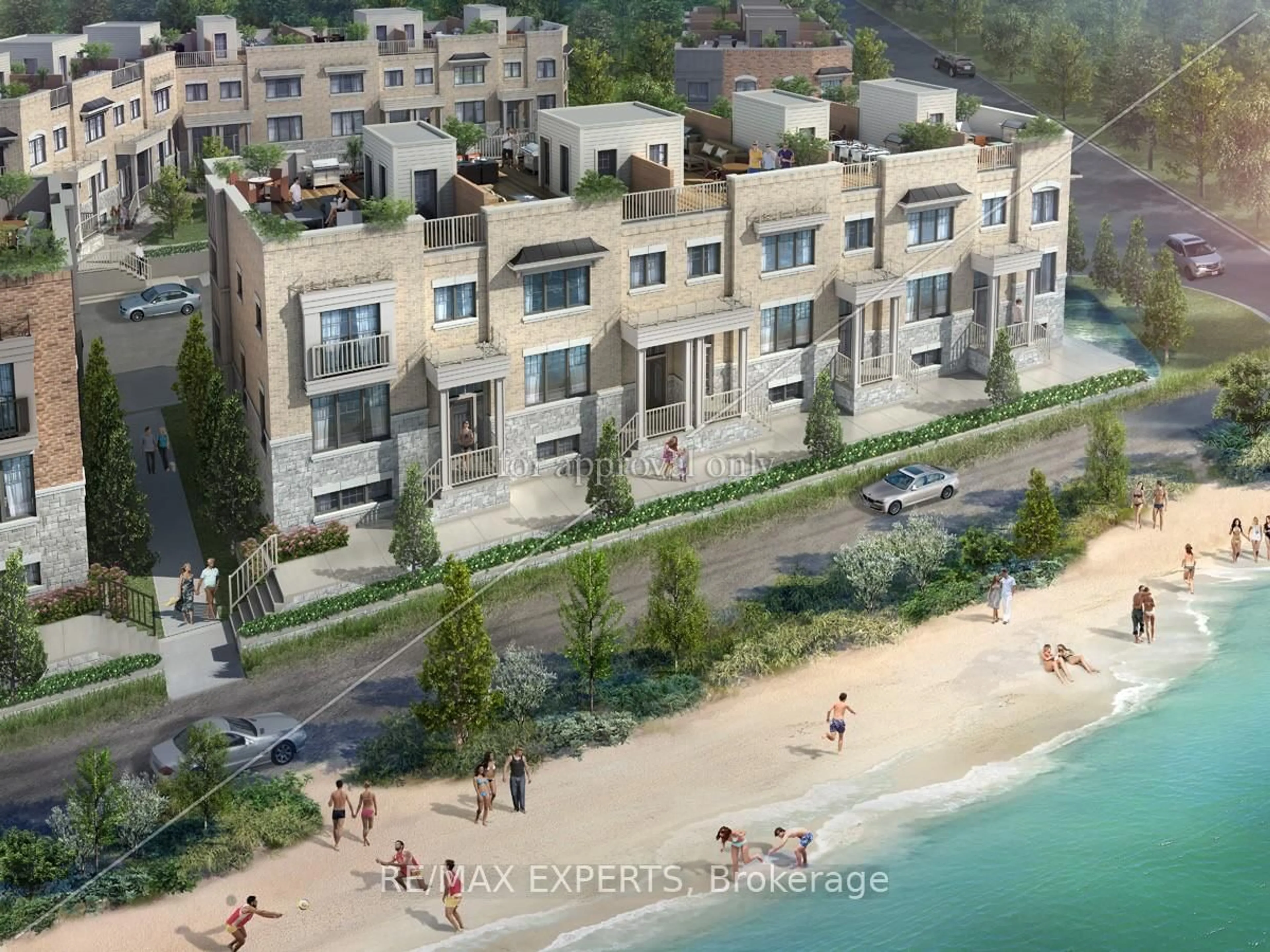 A pic from outside/outdoor area/front of a property/back of a property/a pic from drone, water/lake/river/ocean view for 7 Julia Circ, Wasaga Beach Ontario L9Z 2M4