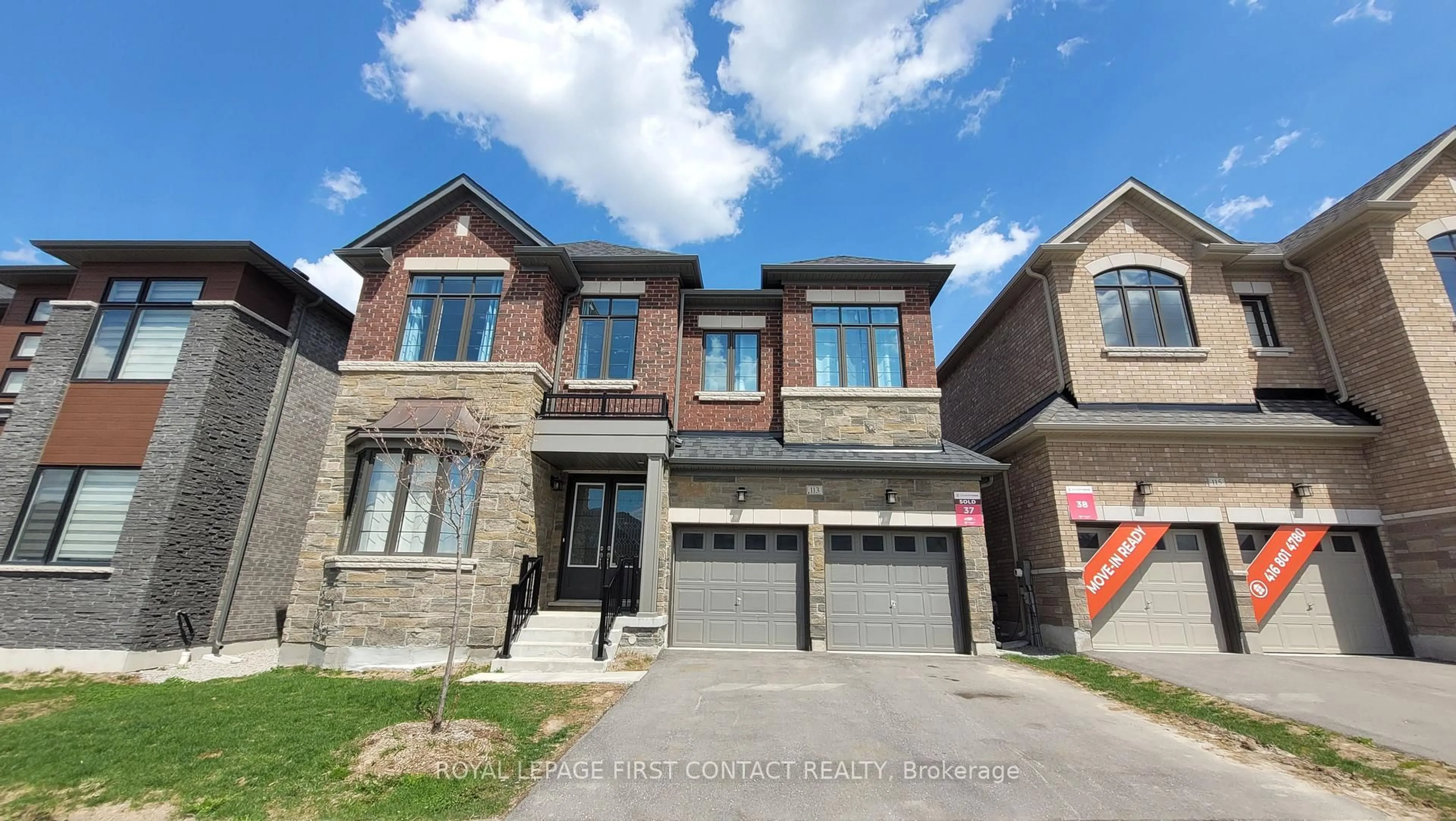 Home with brick exterior material, street for 113 Bearberry Rd, Springwater Ontario L0L 1Y3