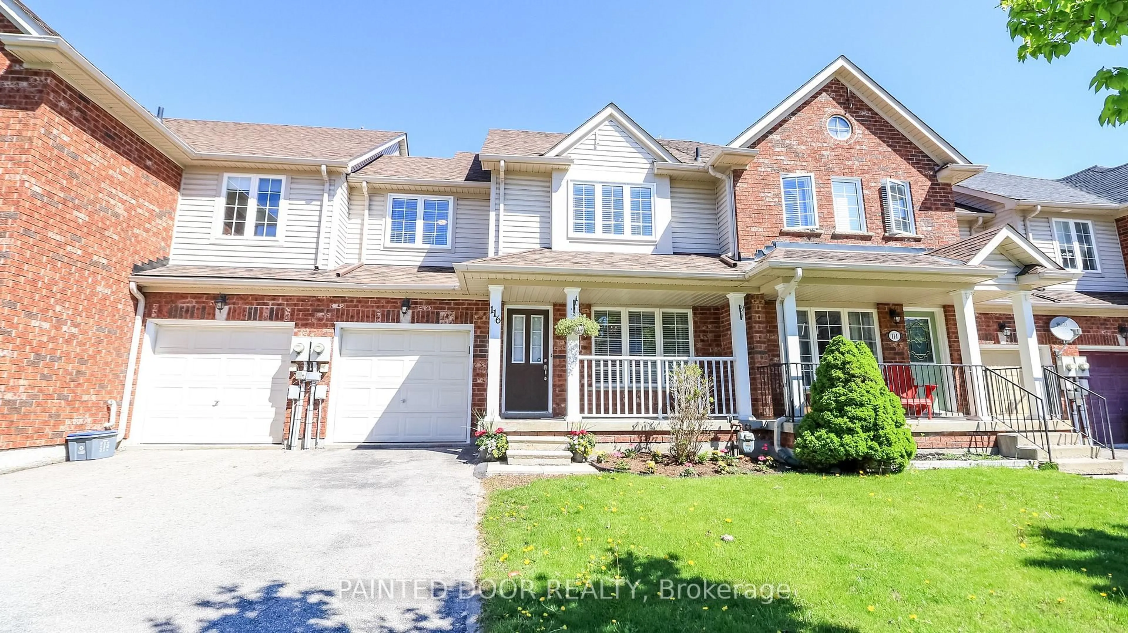 Home with brick exterior material, street for 116 Thrushwood Dr, Barrie Ontario L4N 0Z1