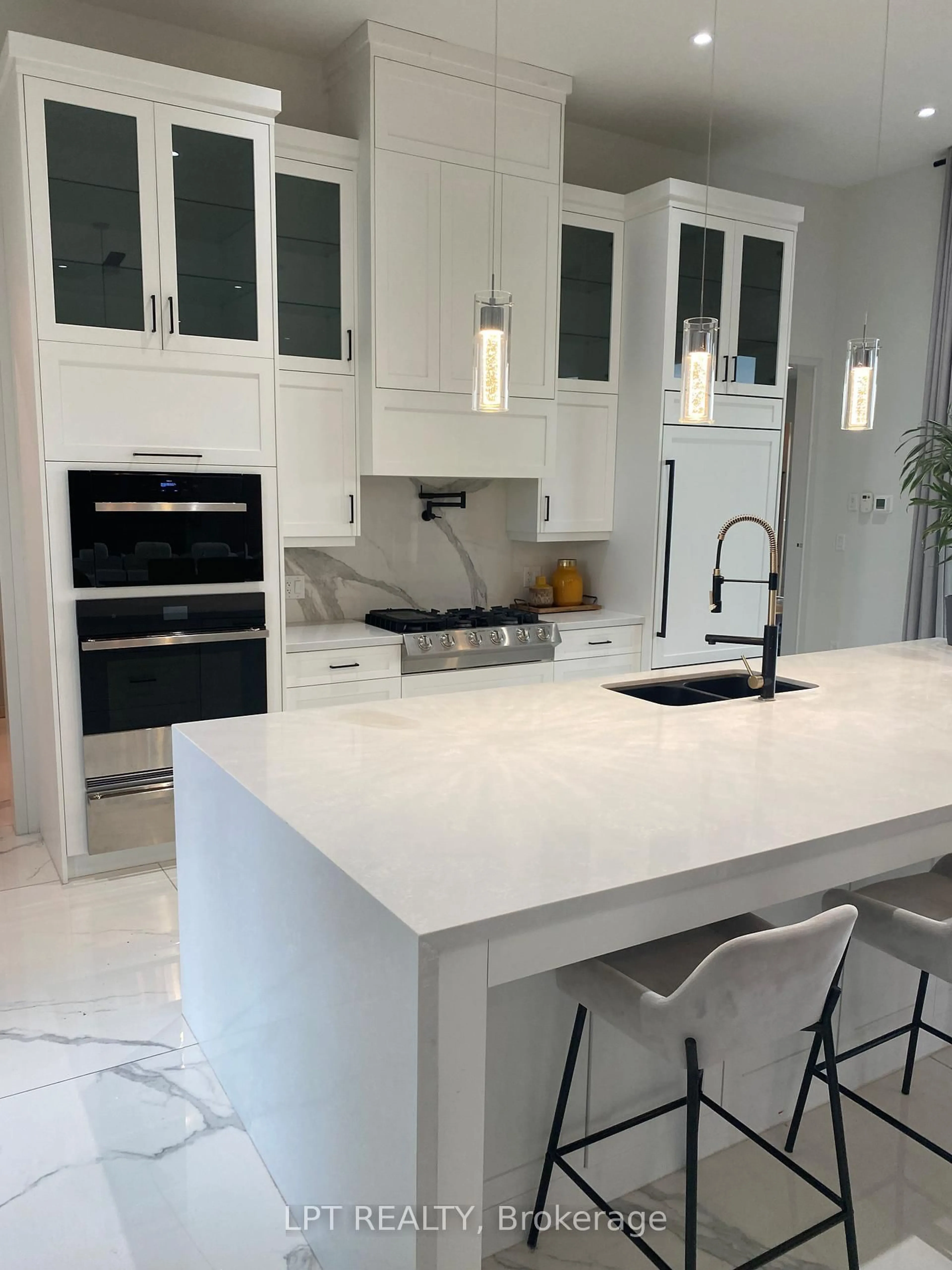 Contemporary kitchen, ceramic/tile floor for 4252 Burnside Line, Severn Ontario L3V 0W1